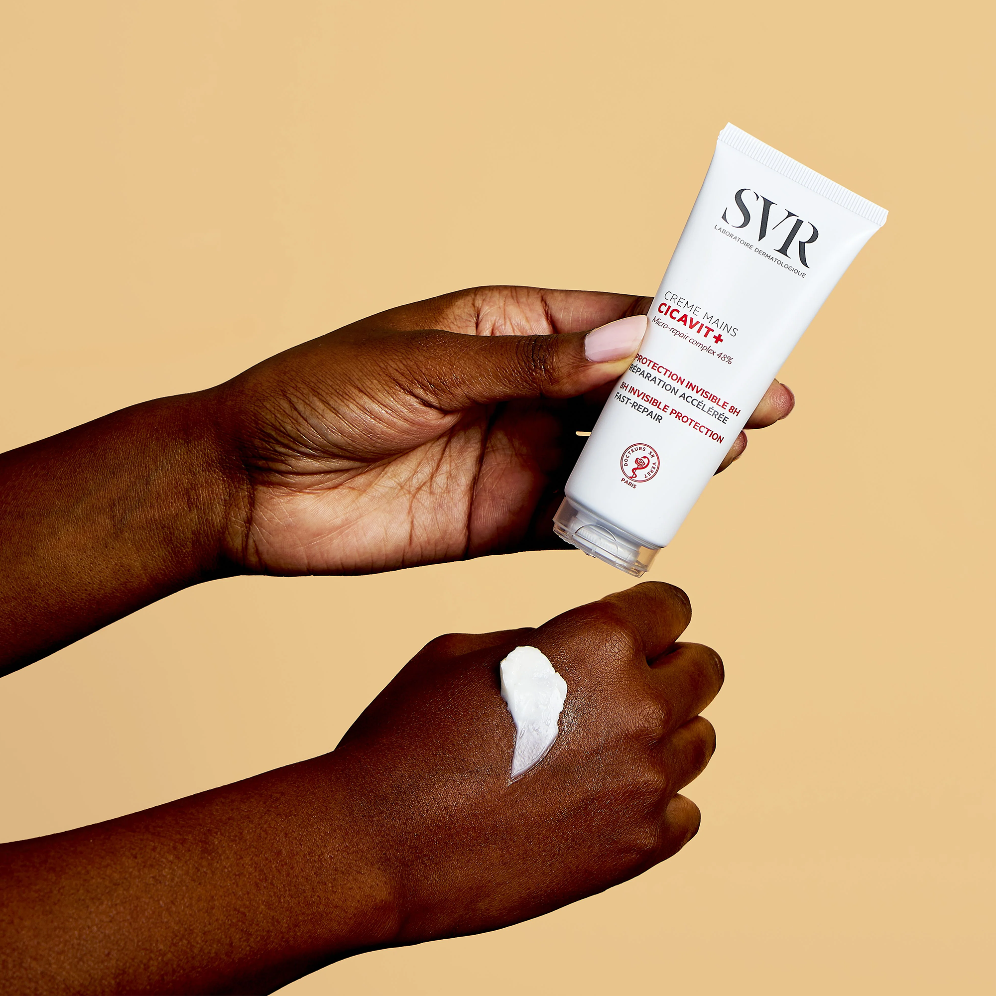 SVR Cicavit+ Creme Mains El Kremi 75 g - Hızla emilen formülüyle ciltteki hasarı onarır ve korur.