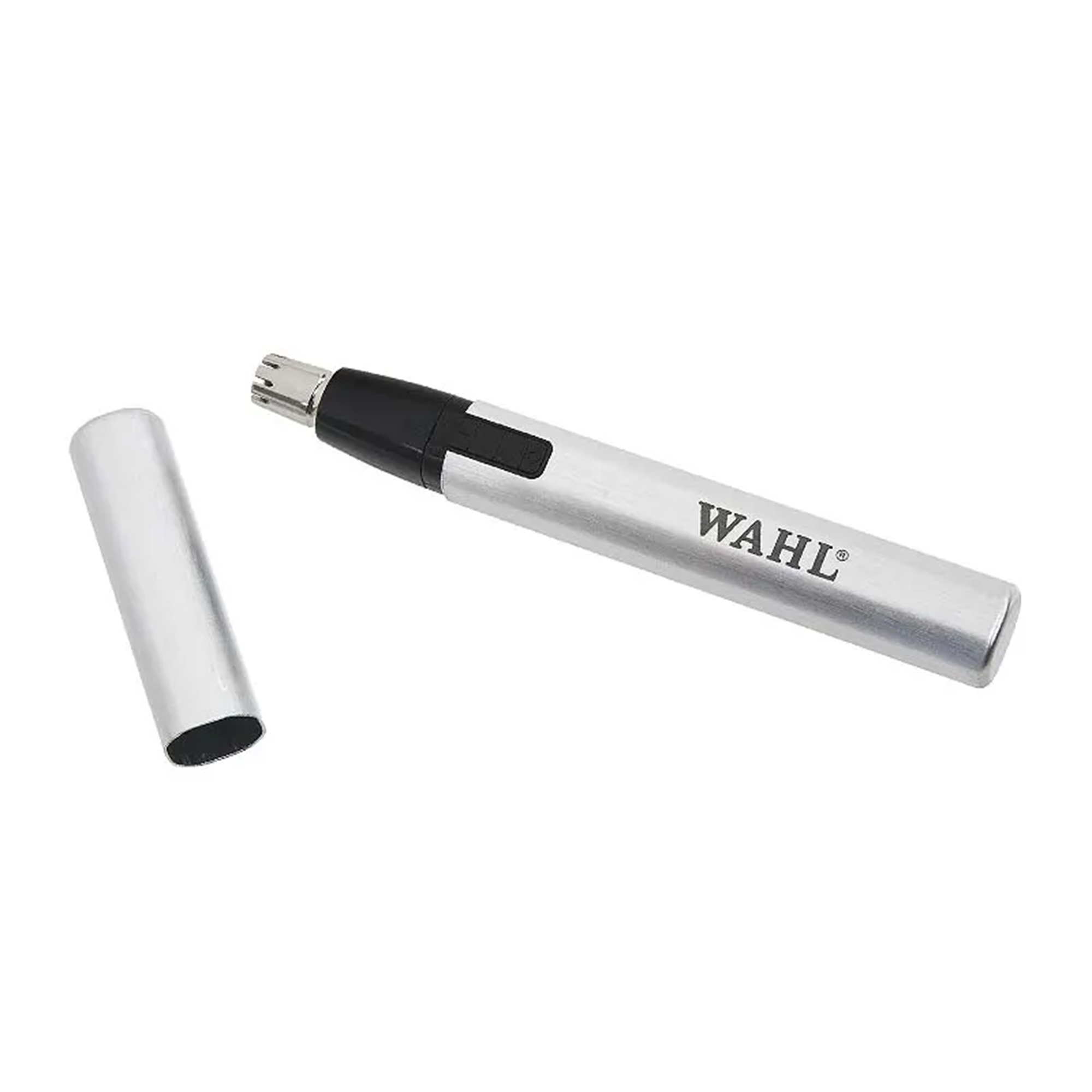 Wahl Micro Groomsman Kablosuz Burun Kılı Temizleme Makinesi 5640-326, hassas bölgelere kolay erişim sağlayarak burun ve kulak kılı temizliği sunar.
