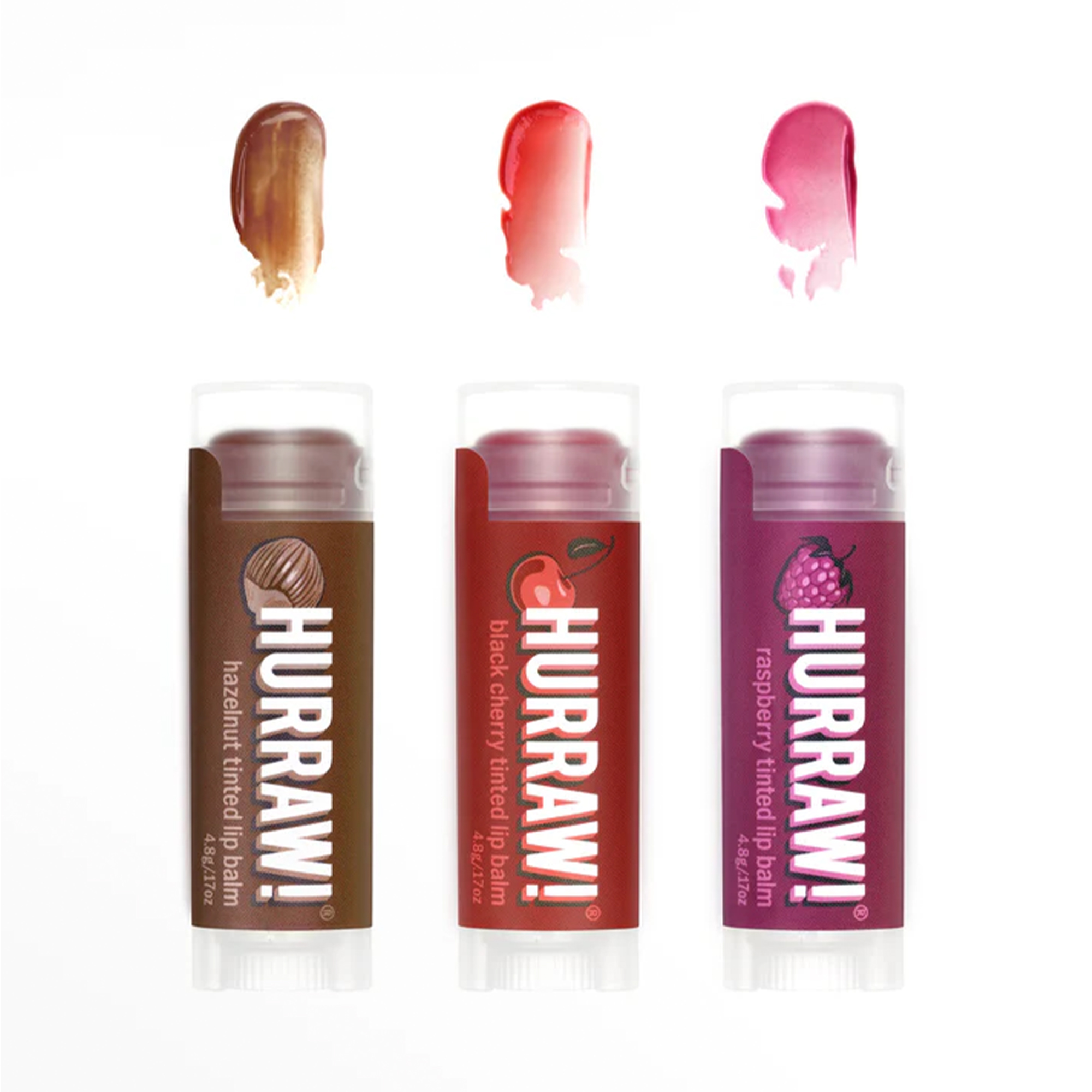 Hurraw Tinted Raspberry Lip Balm Ahududu Dudak Balmı 4.8 g - Ahududu aromalı, dudakları nemlendirir ve yumuşatır.