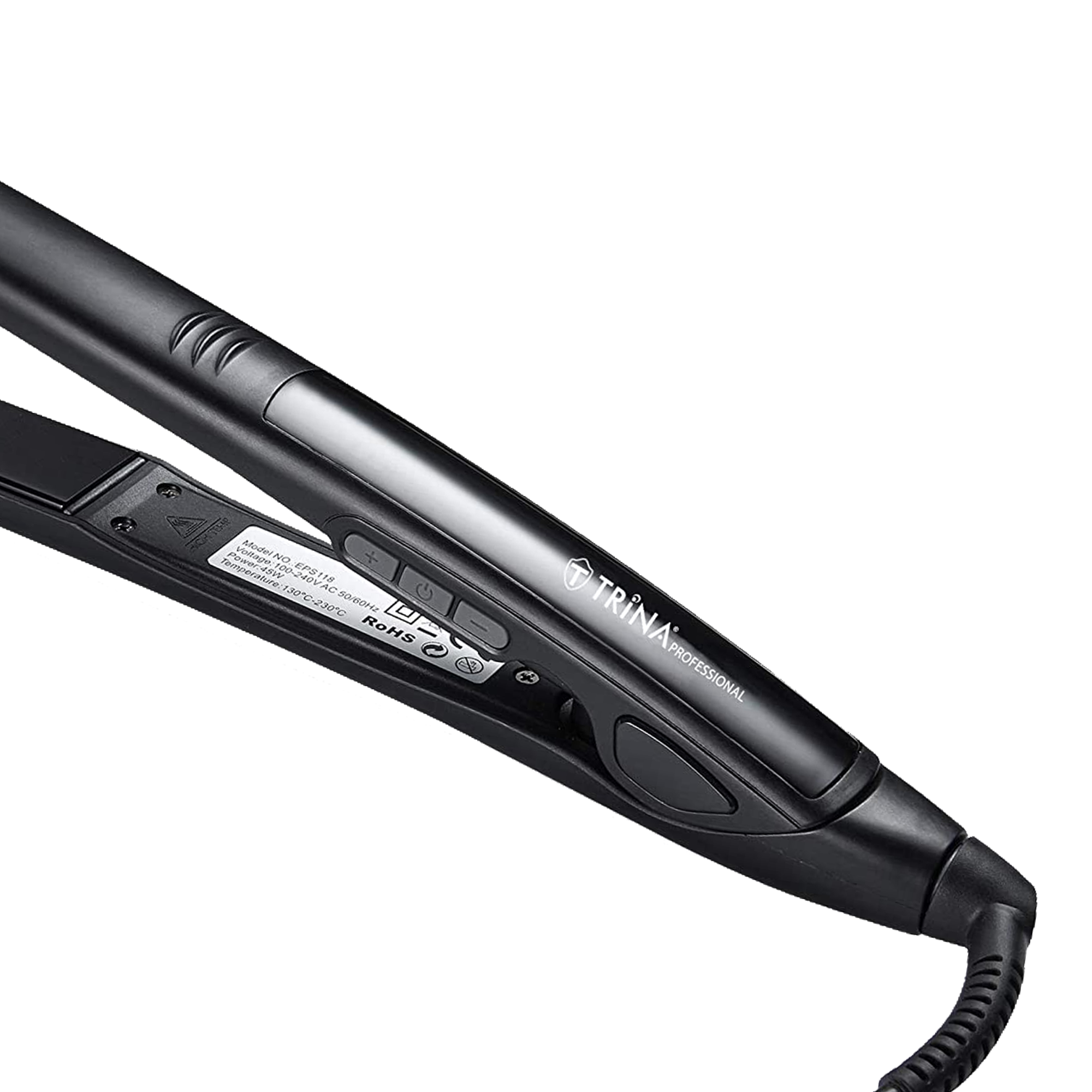 Trina 0060 Profesyonel Saç Düzleştiricisi – Profesyonel düzleştirme sonuçları sağlayan, yüksek performanslı Trina saç düzleştiricisi.