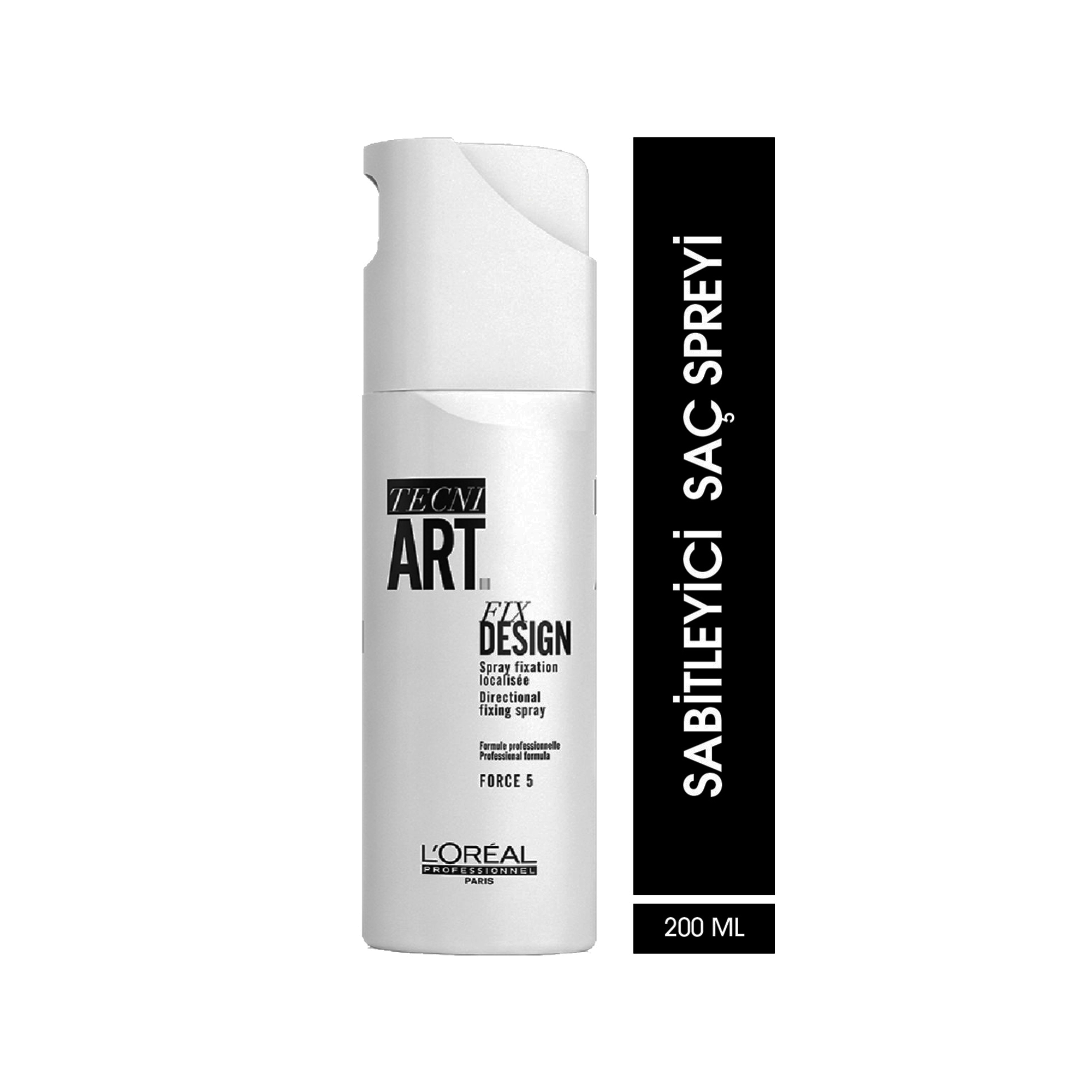 Loreal Professionnel Paris Tecni Art Fix Design Sabitleyici Saç Spreyi 200 ml – Saç stilini sabitleyip uzun süre kalıcı tutuş sağlayan, 200 ml'lik saç spreyi.