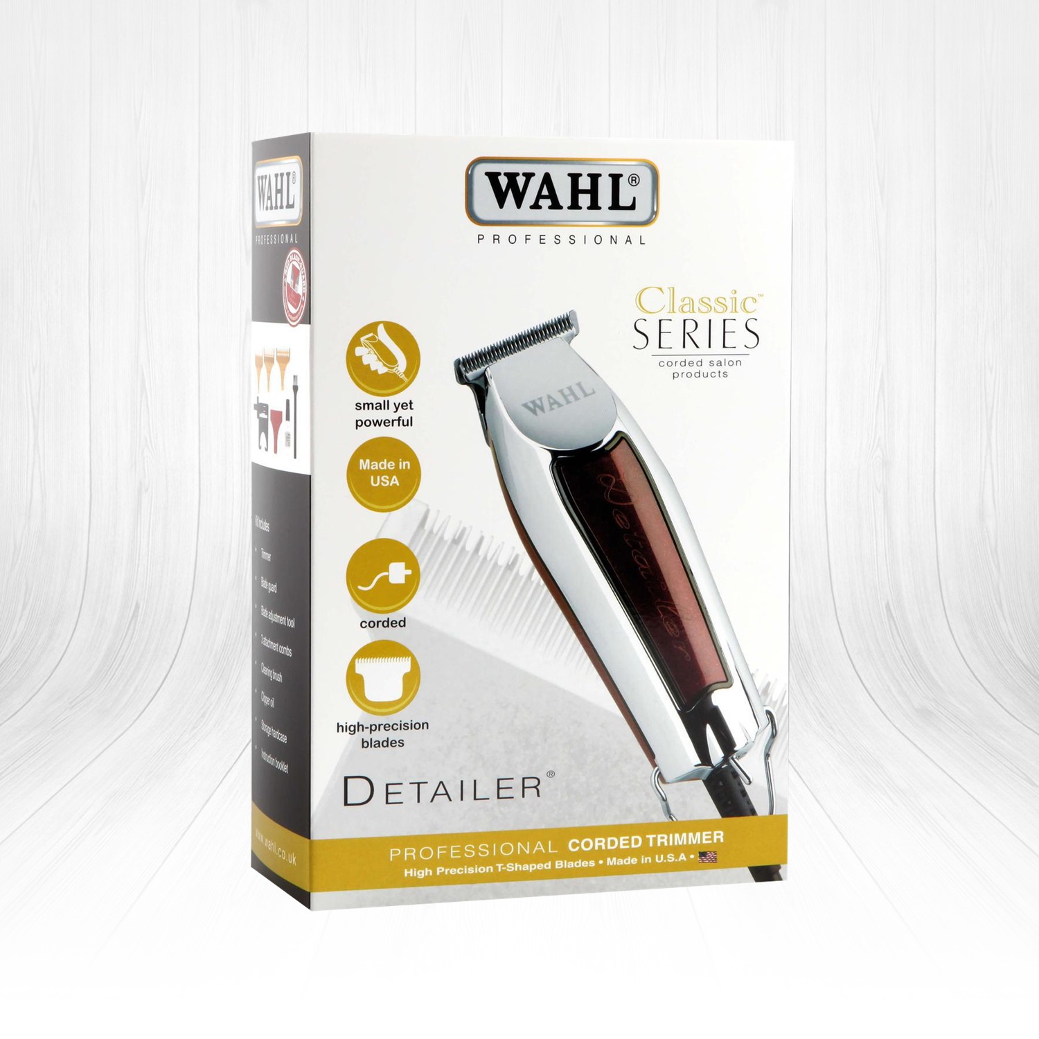 Wahl Detailer Saç ve Sakal Kesme Makinesi 08081-026 – Saç ve sakal kesimi için hassas ve düzgün kesim sağlayan profesyonel detay makinesi.
