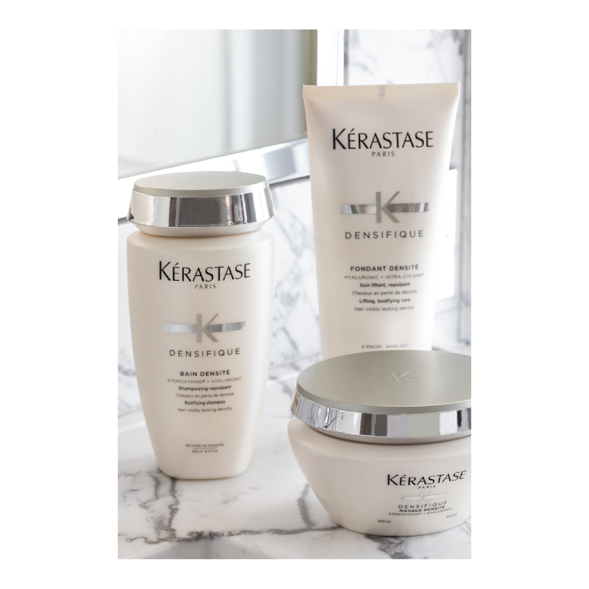 Kerastase Densifique Masque Densite Dolgunluk ve Esneklik Veren Saç Maskesi 200 ml – Saçın hacmini artıran, yumuşaklık ve parlaklık kazandıran yoğun bakım maskesi.