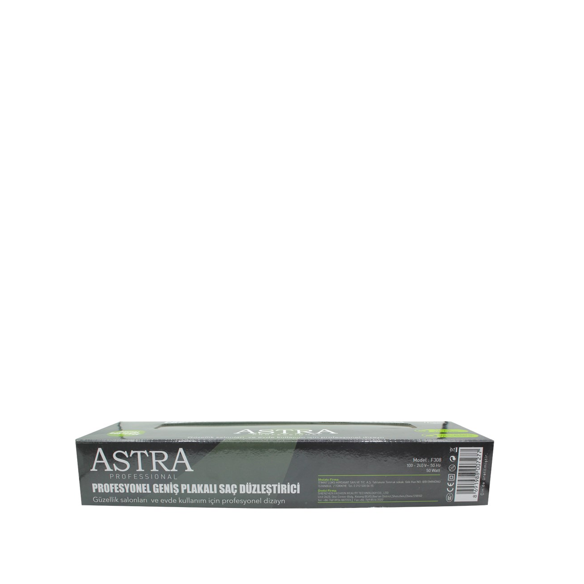 Astra Professional Geniş Plakalı Saç Düzleştirici F308 - Profesyonel düzleştirme sağlayan, geniş plakalı, ısıya dayanıklı saç düzleştirici