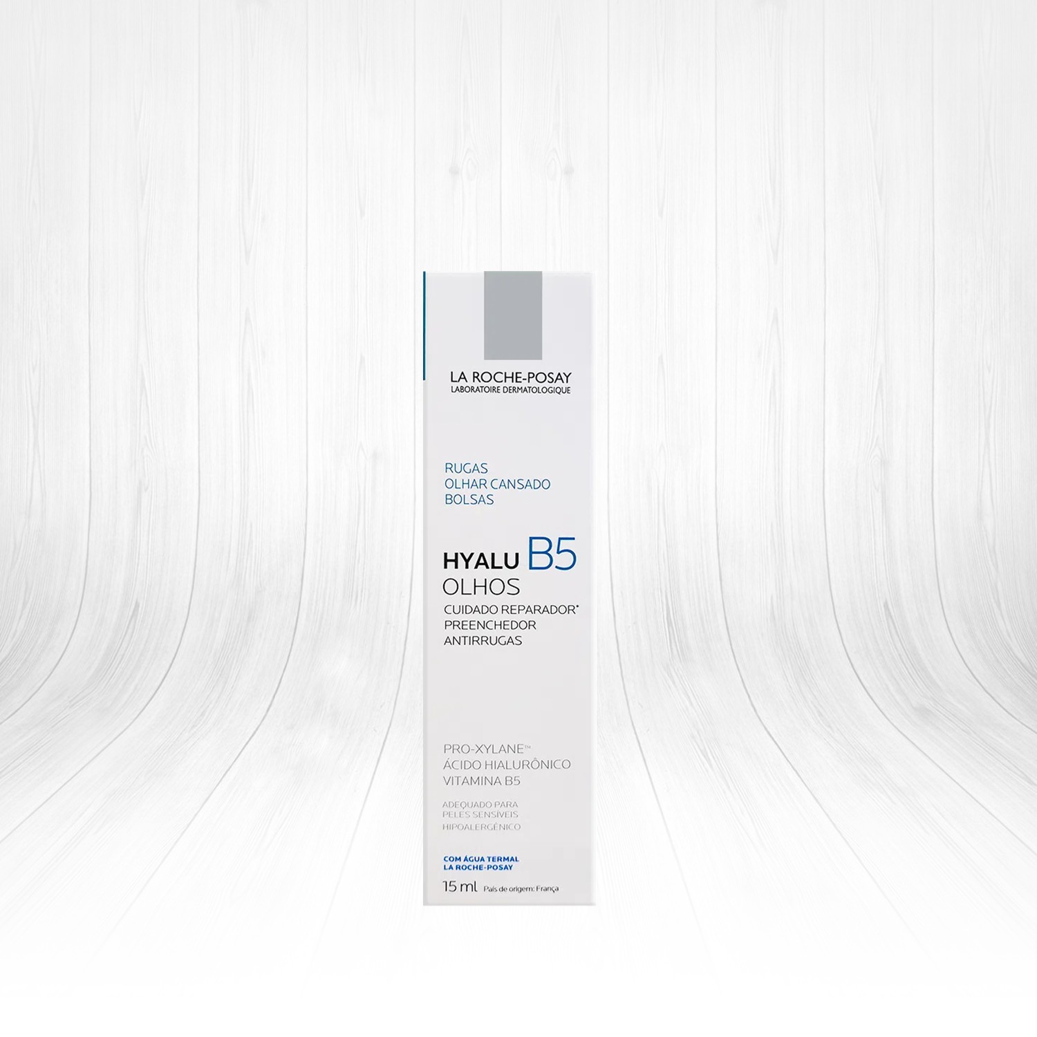 La Roche Posay Hyalu B5 Kırışıklık Karşıtı Aydınlatıcı Göz Kremi 15 ml - Göz çevresindeki koyu halkaları ve ince çizgileri hedefler, aydınlık bir görünüm sağlar.