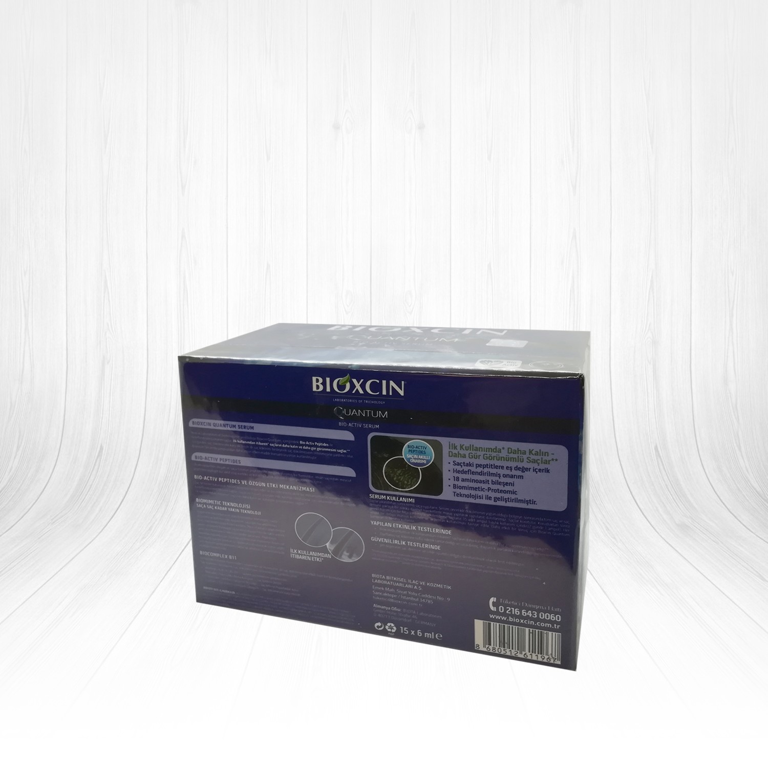 Bioxcin Quantum Bio-Activ Serum 15x6 ml - Saçın güçlenmesine yardımcı, serum tedavisi