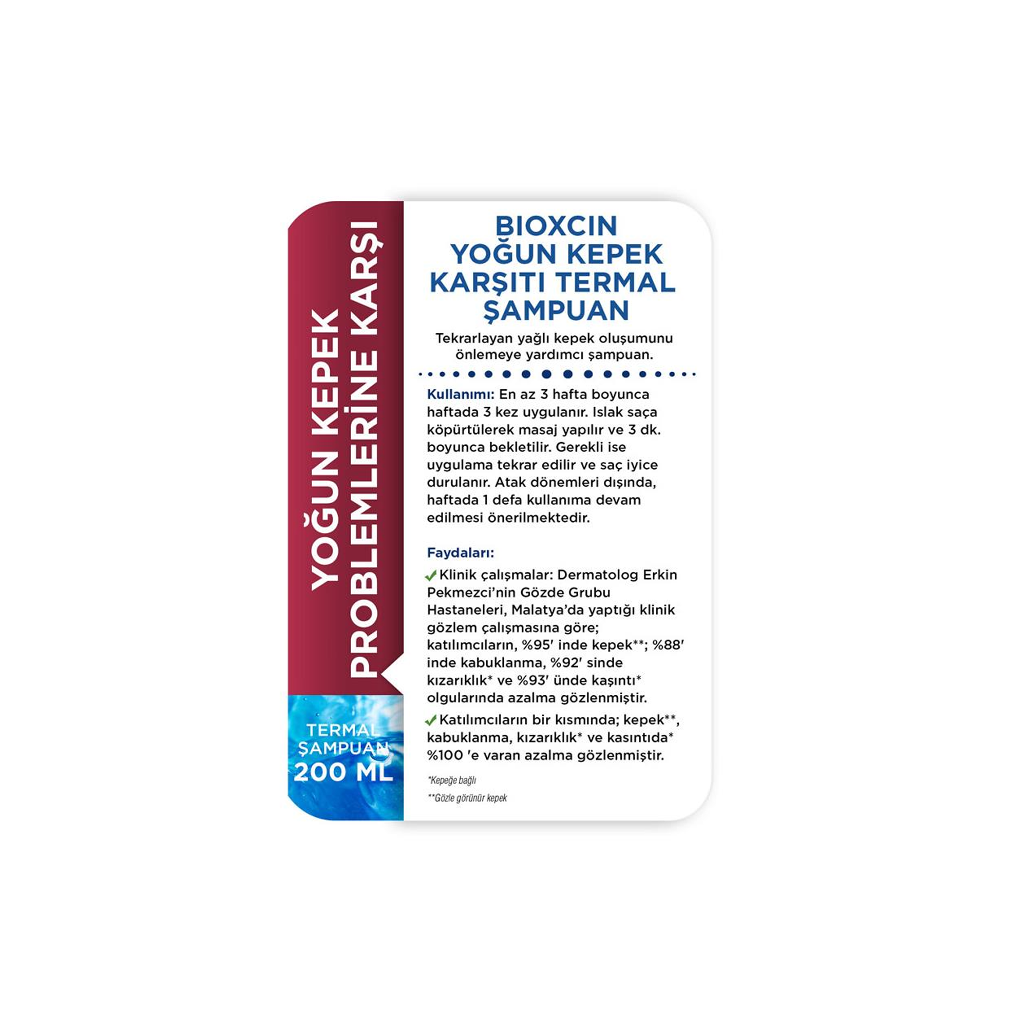 Bioxcin Aqua Thermal DS Şampuan 200 ml - Saç dökülmesine karşı etkin bir çözüm sunar