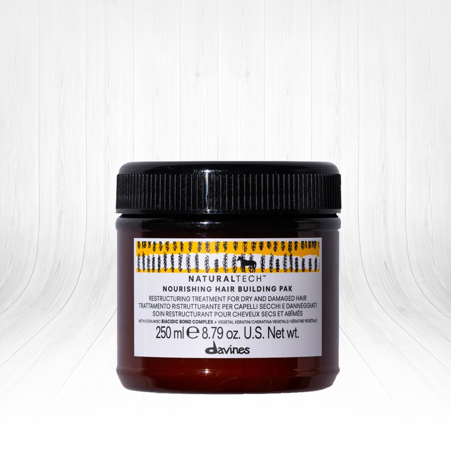 Davines Nourishing Hair Building Pak Yıpranmış Kuru Saç Maskesi 250 ml – Derinlemesine onarıcı etkisiyle kuru ve yıpranmış saçlara yoğun bakım sağlayan saç maskesi.