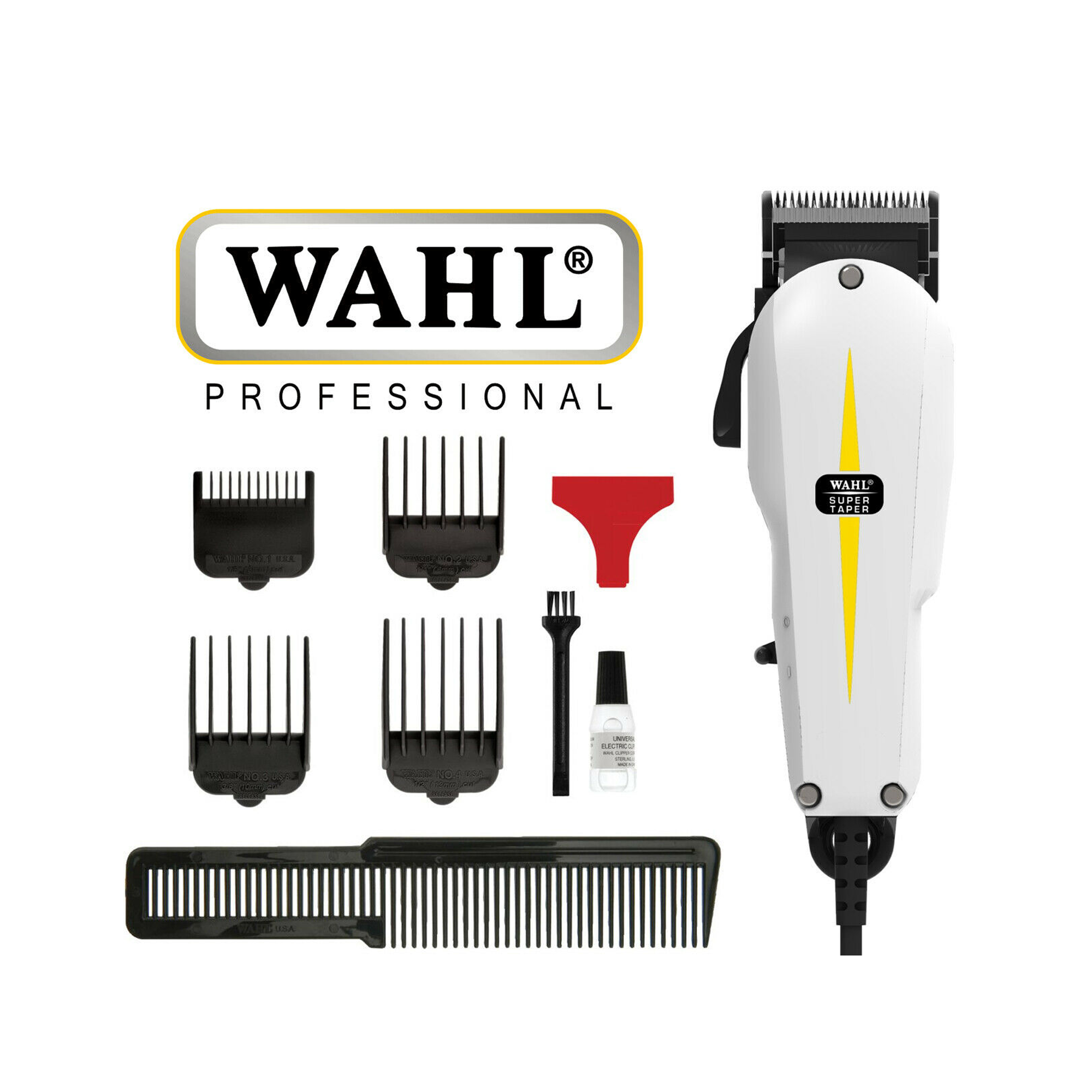 Wahl Classic Series Super Taper Kablolu Saç Tıraş Makinesi 08466-216 – Kesim hassasiyetini artıran, güçlü motoru ile uzun ömürlü ve rahat kullanım sunan saç tıraş makinesi.