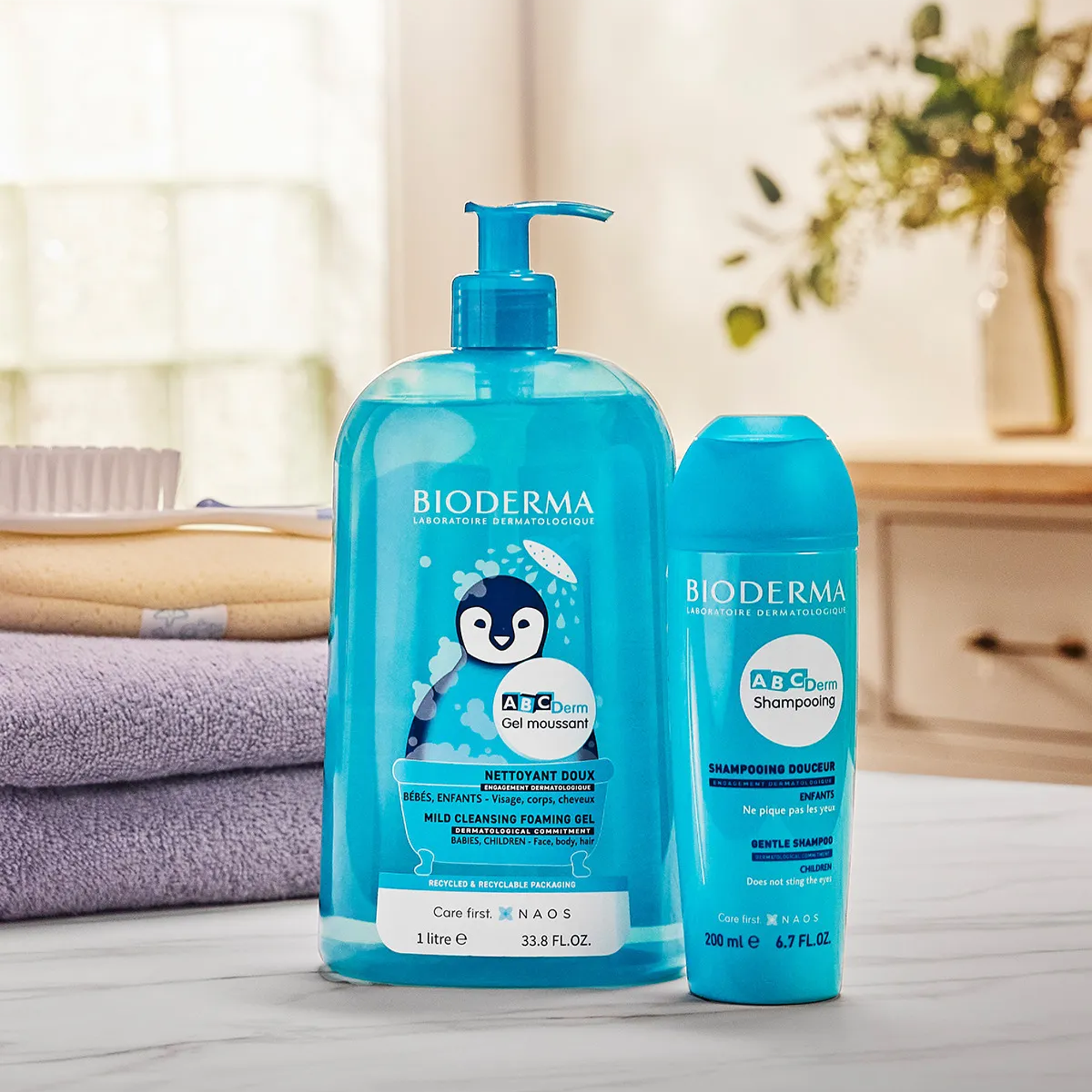 Bioderma ABCDerm Gentle Foaming Cleanser 1000 ml: Hassas Bebek Ciltleri İçin Yumuşak Temizlik, Ekonomik Boy
