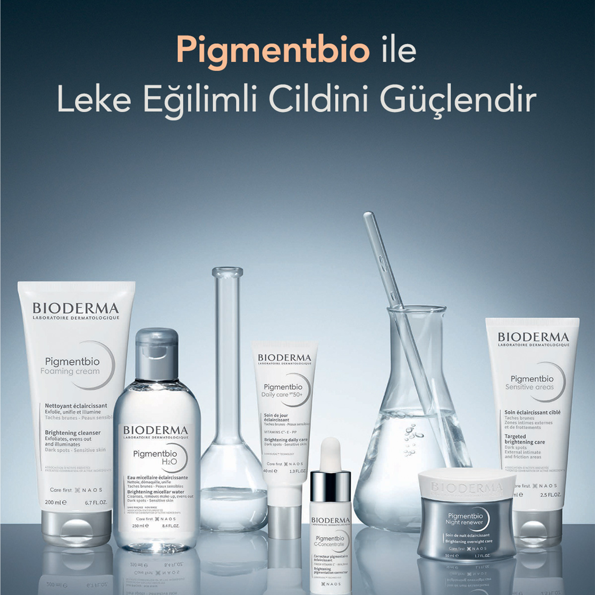 Bioderma Pigmentbio Gündüz Bakım Kremi Spf 50+ 40 ml - Yüksek koruma sunan, cilt tonunu eşitleyen güneş koruyucu krem