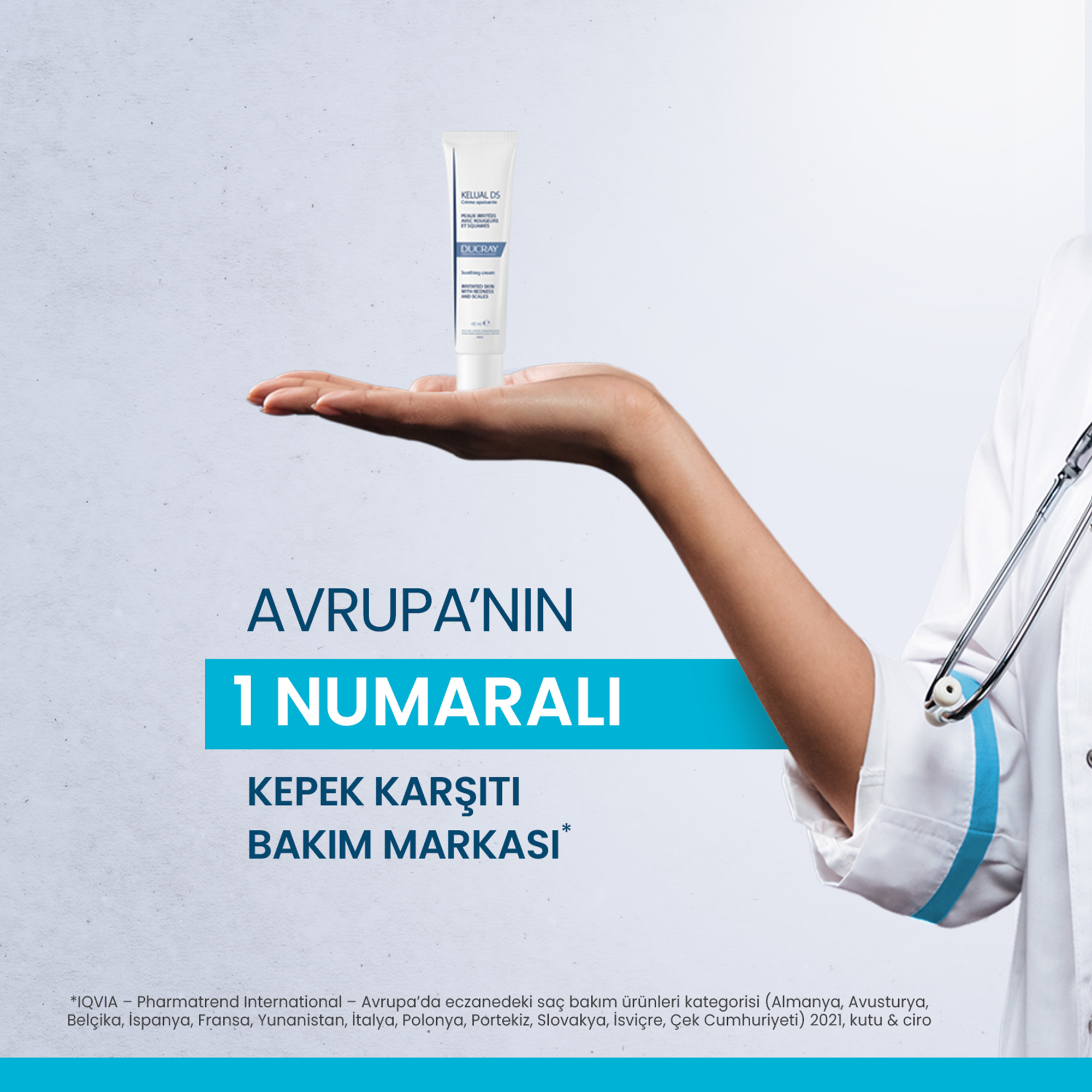 Ducray Kelual Ds Cilt Pullanmalarına Karşı Yatıştırıcı Krem 40 ml - Özellikle kuru ve pul pul dökülen ciltler için yatıştırıcı, rahatlatıcı bir çözüm sağlar.