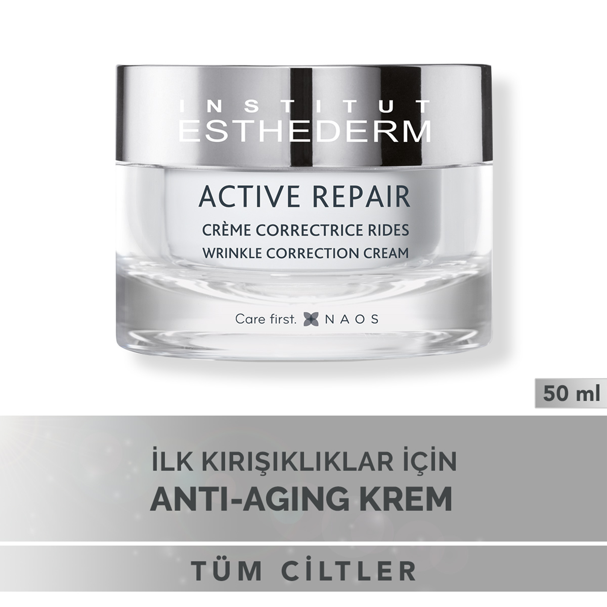 Esthederm Active Repair Wrinkle Correction Cream 50 ml - İnce Çizgi ve Kırışıklıkları Gözle Görülür Şekilde Azaltan Onarıcı Krem