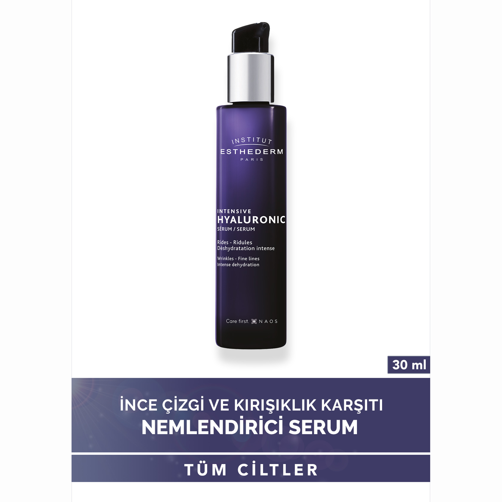 Esthederm Intensive Hyaluronic Serum 30 ml - Yoğun Nem Takviyesi Sunan ve Cildi Dolgunlaştıran Hyaluronik Asit Serumu
