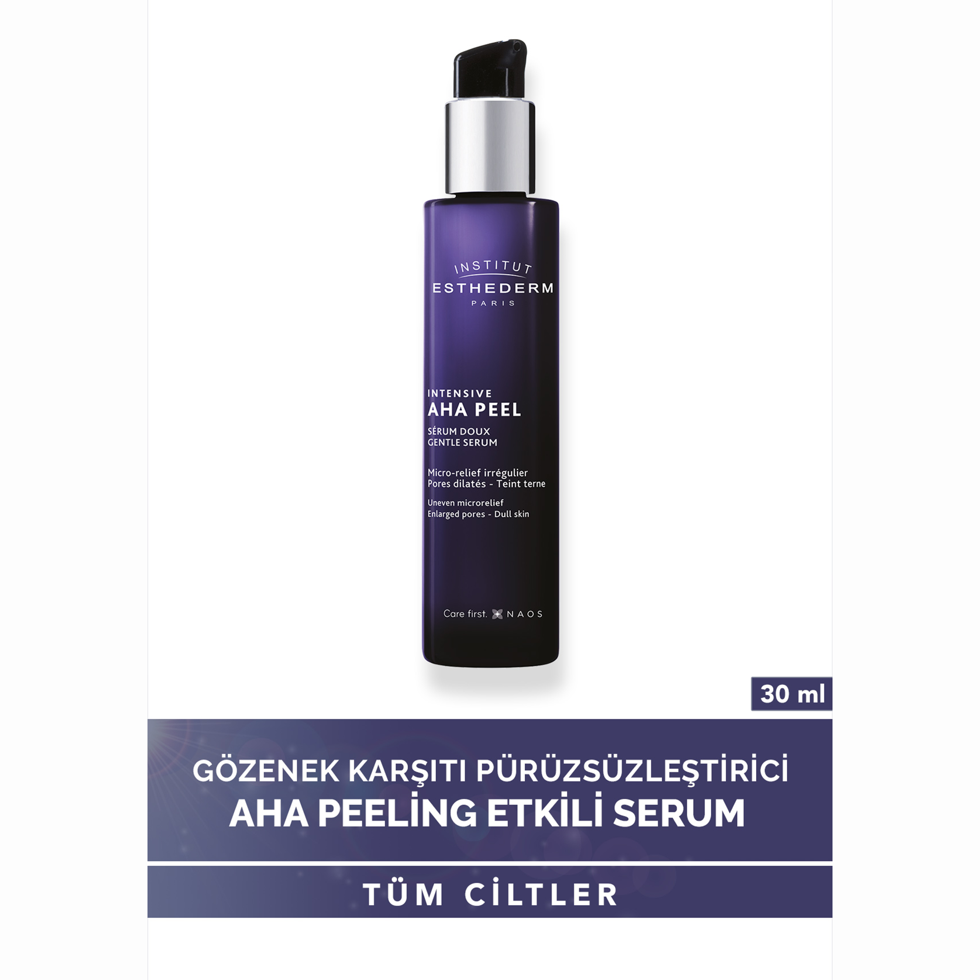 Esthederm Intensive Aha Peel Serum 30 ml - Cilt Tonunu Eşitleyen, Gözenekleri Sıkılaştıran ve Işıltı Kazandıran AHA Peeling Serumu