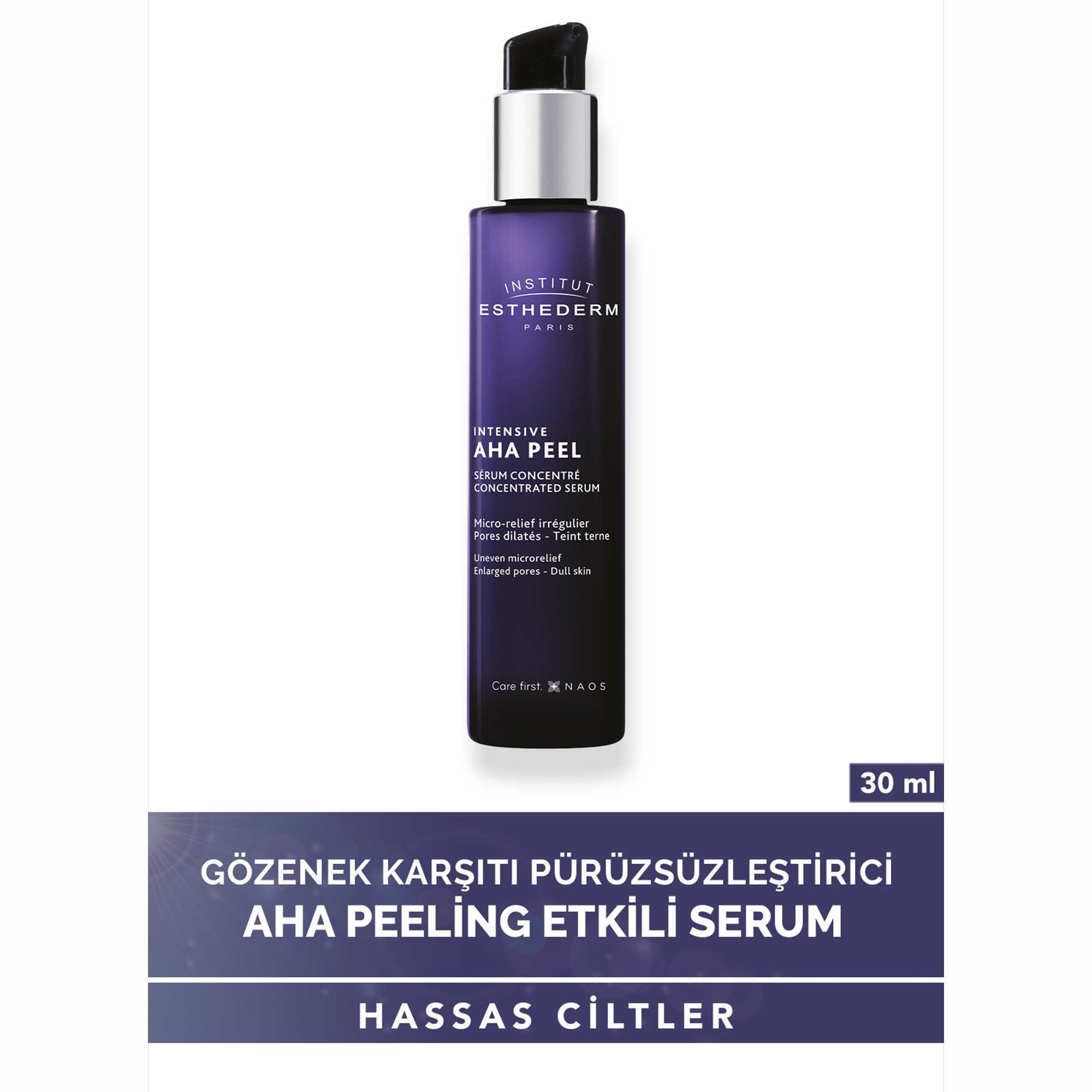 Esthederm Intensive Aha Peel Konsantre Serum 30 ml - Cilt tonunu eşitleyen, gözenekleri sıkılaştıran ve yenileyen AHA bazlı serum