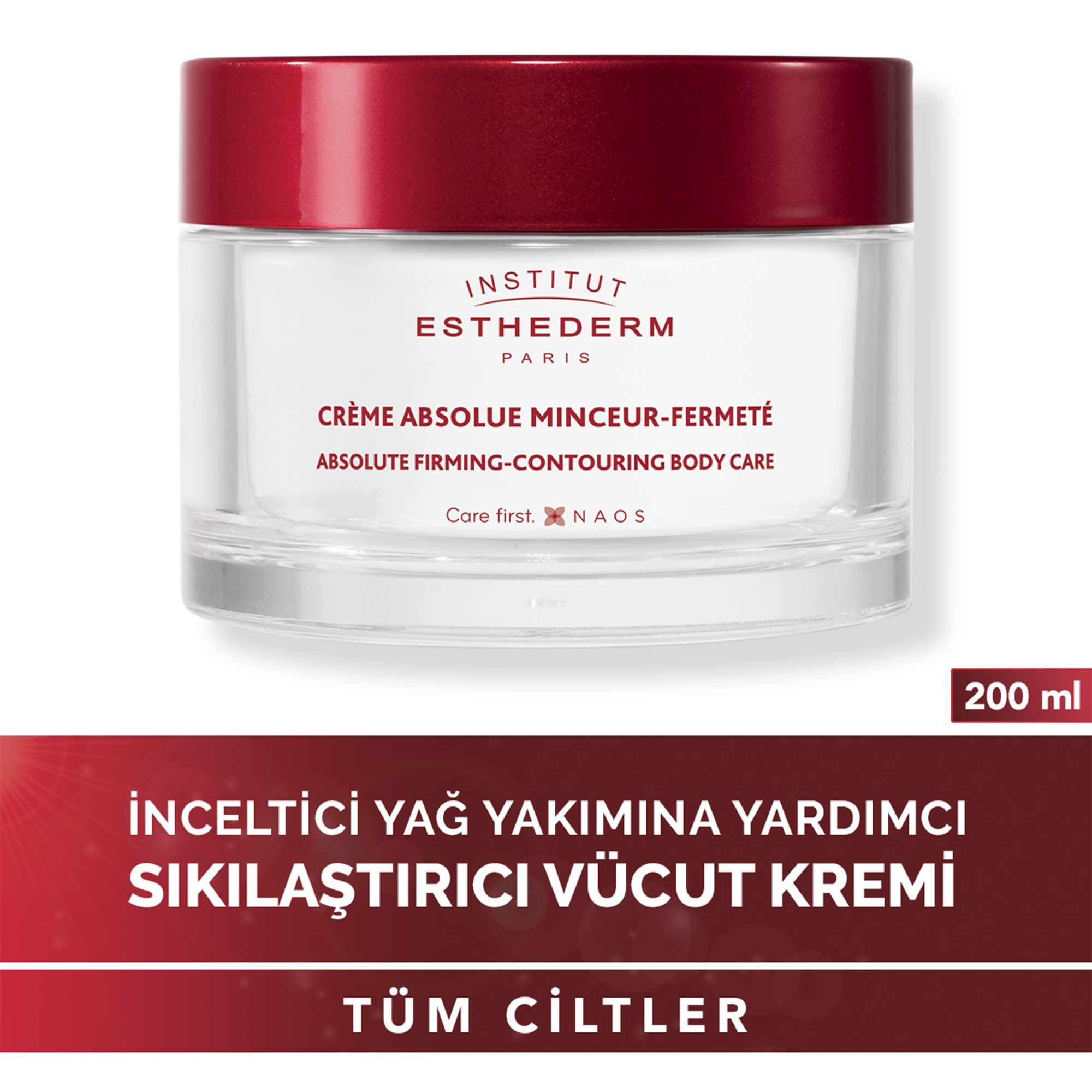 Esthederm Absolute Firming Contouring Body Care 200 ml - Cildi sıkılaştırıp şekillendiren, firming etkili vücut kremi