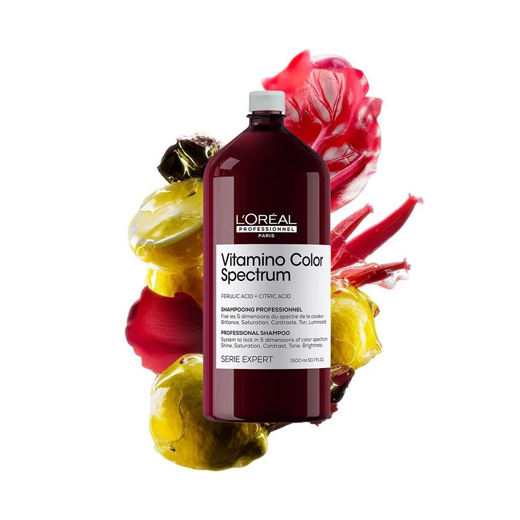 L'Oreal Professionnel Paris Serie Expert Vitamino Color Spectrum Boyalı Saçlar İçin Solma Karşıtı Şampuan 1500 ml - L'Oreal Professionnel Serie Expert Vitamino Color, boyalı saçların rengini korur ve 1500 ml'lik ambalajıyla uzun süre kullanım sunar.