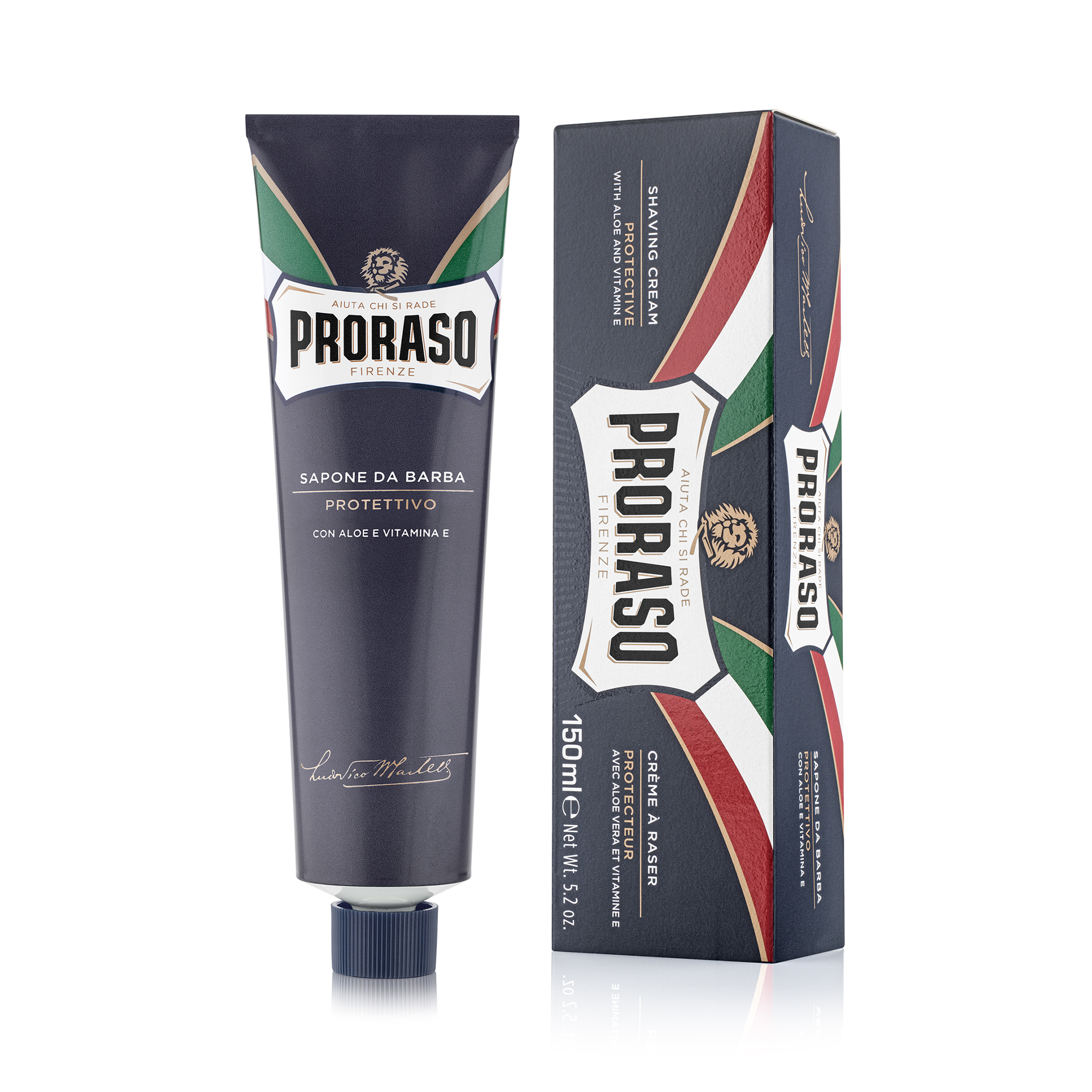 Proraso Aloe Vera Özlü Tıraş Kremi 150 ml - Ciltte rahatlatıcı etki gösteren, aloe vera özlü tıraş kremi