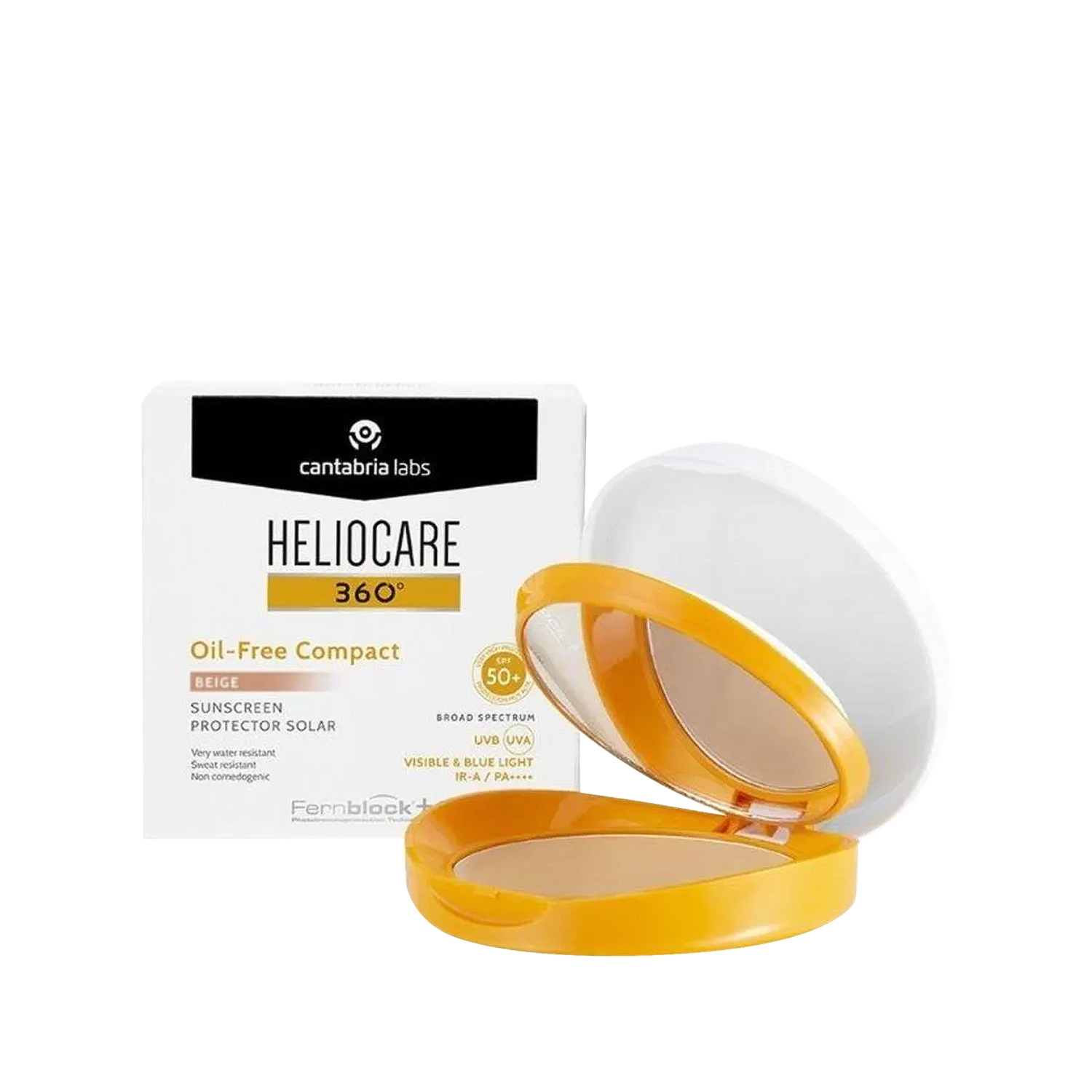 Heliocare 360 Oil Free Compact Spf 50+ Güneş Koruyucu Pudra Beige 10 g