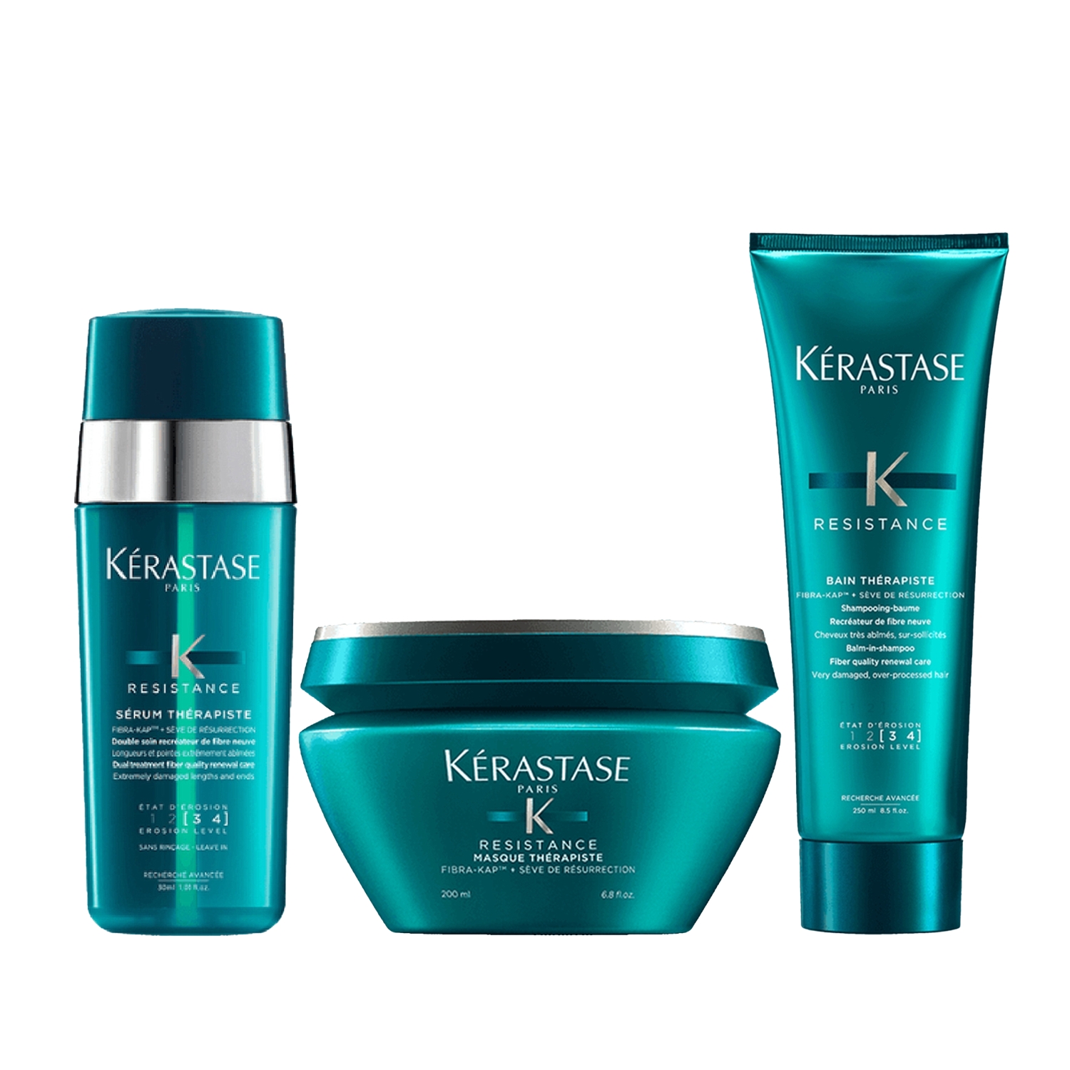 Kérastase Resistance Therapiste Aşırı Yıpranmış Saçlar İçin Şampuan 250ML+MASKE 200ML+SERUM 30ML