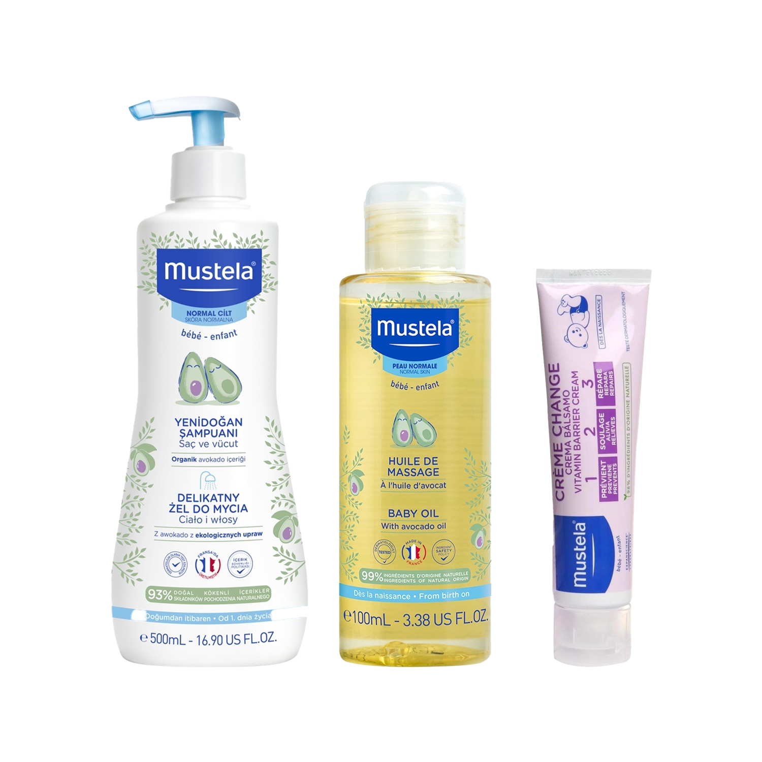 Mustela Bebek Günlük Çözüm Seti