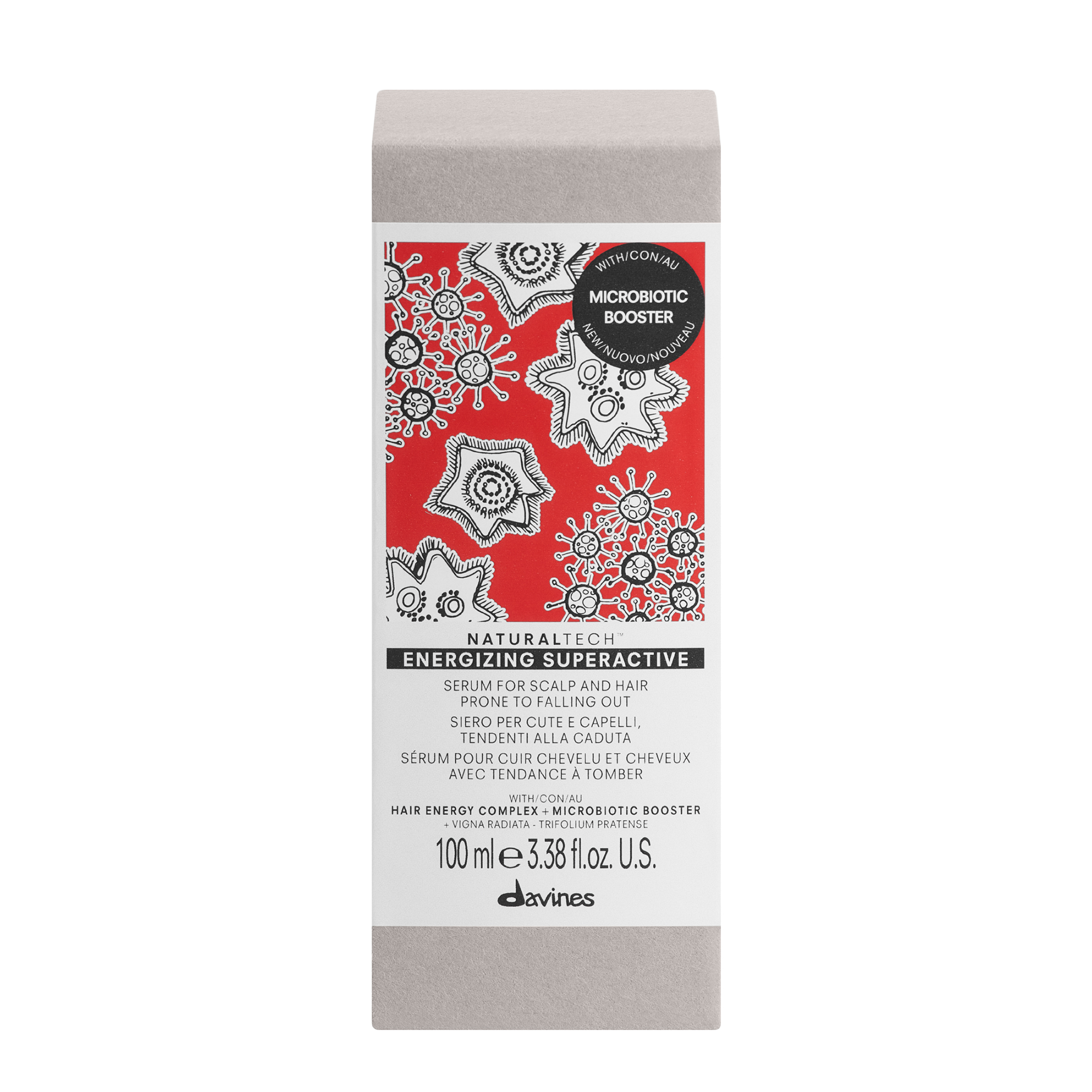 Davines Energizing Superactive Dökülme Karşıtı Serum 100 ml – Saç dökülmesini önlemeye yardımcı, saç köklerini güçlendiren 100 ml'lik dökülme karşıtı serum.