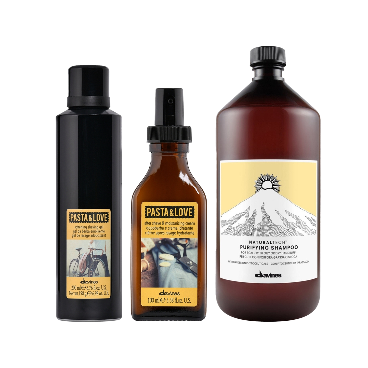 Davines Kepek Karşıtı Şampuan ve Tıraş Seti