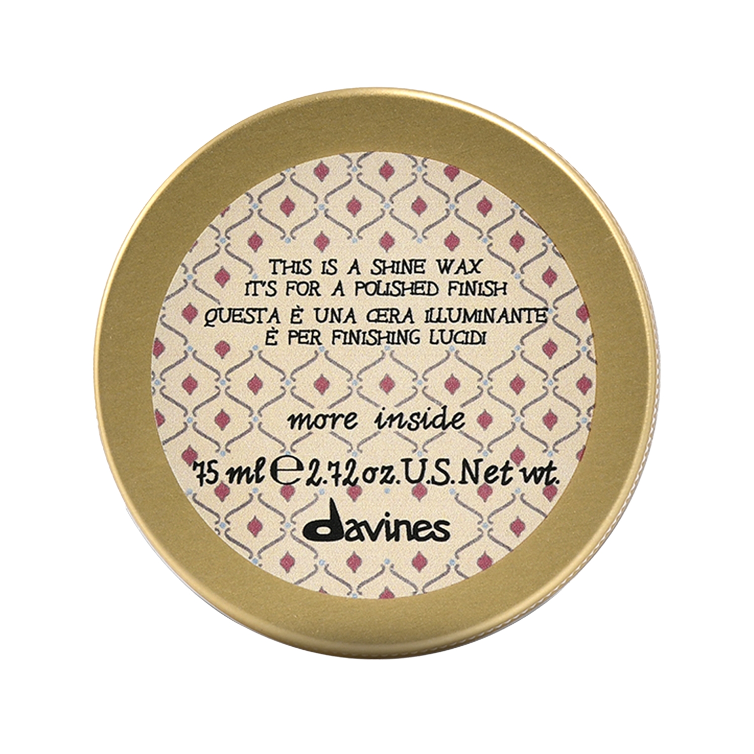 Davines More Inside Shine Parlak Wax 75 ml