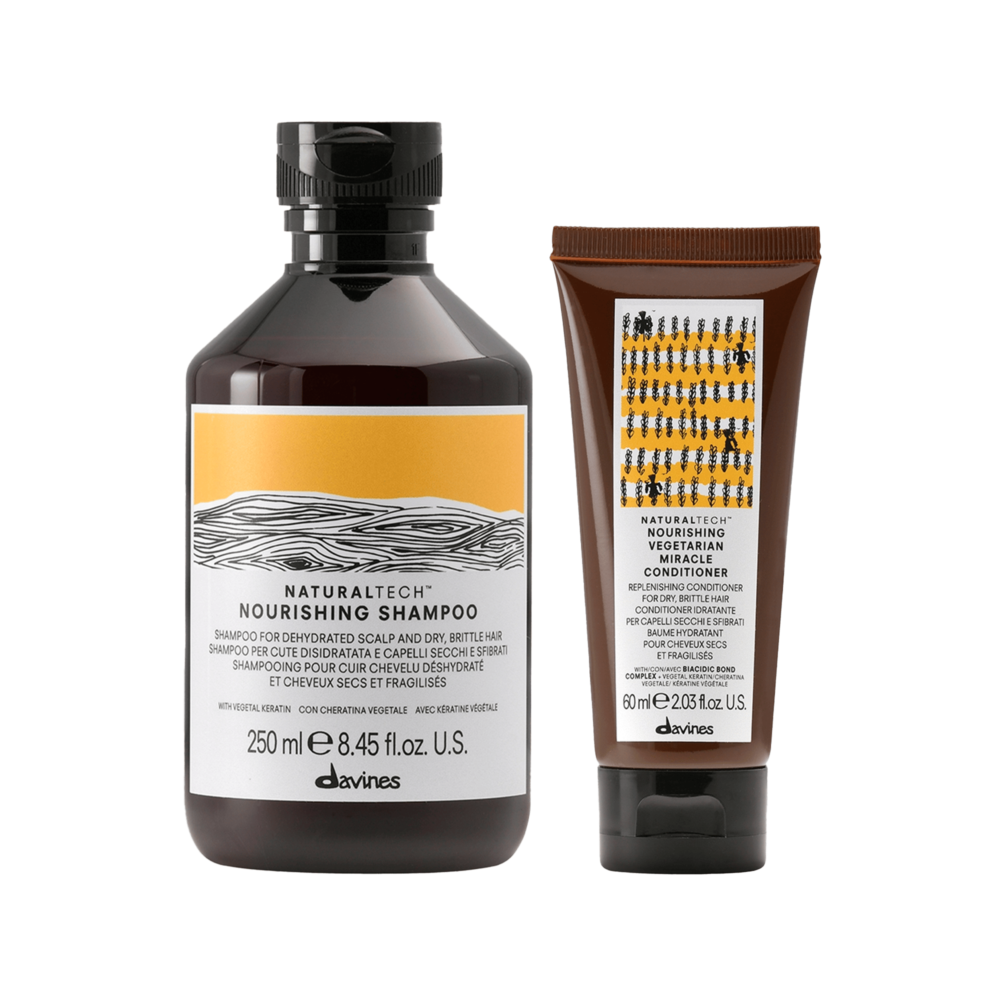 Davines Onarıcı Şampuan & Bakım Kremi Seti