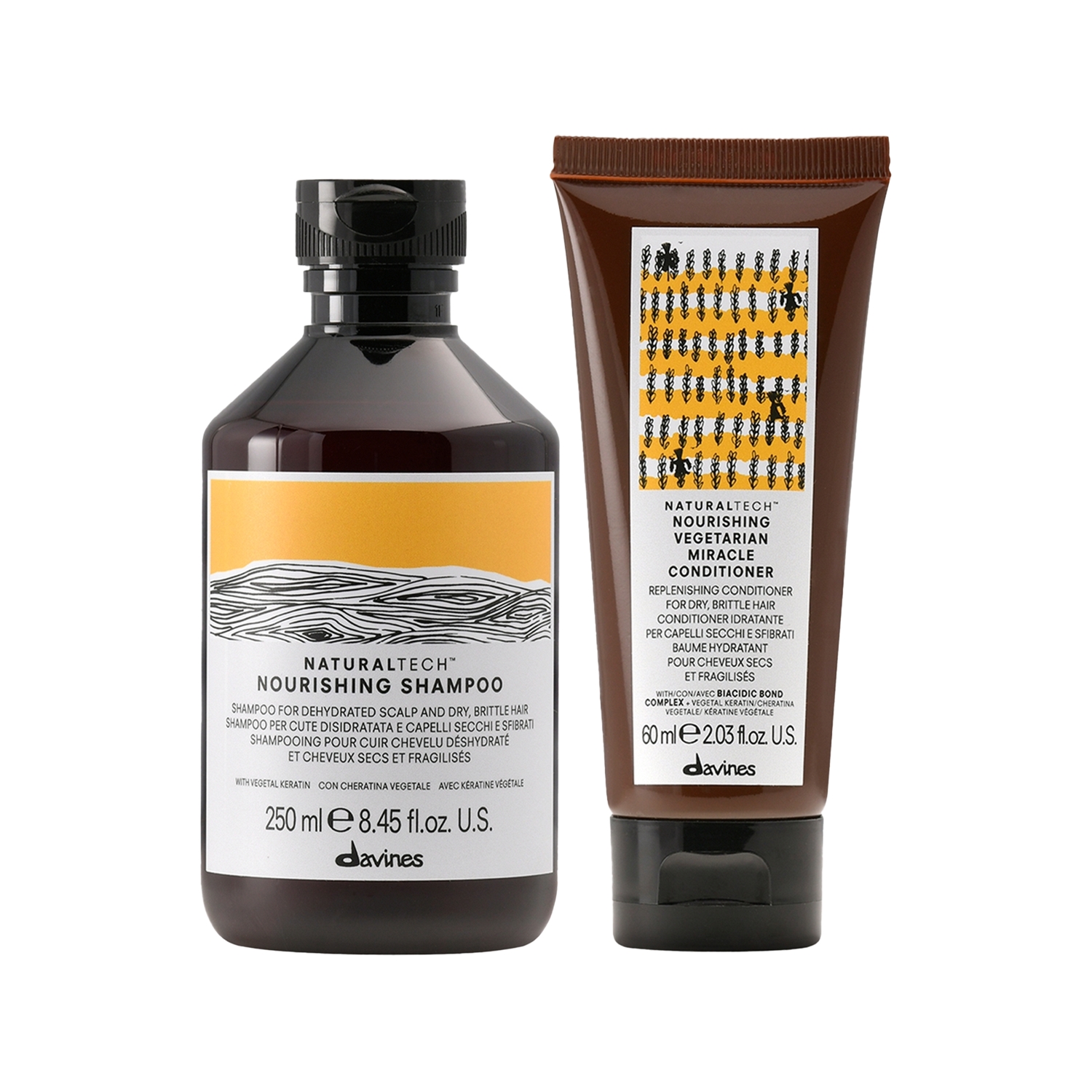 Davines Onarıcı Şampuan & Bakım Kremi Seti