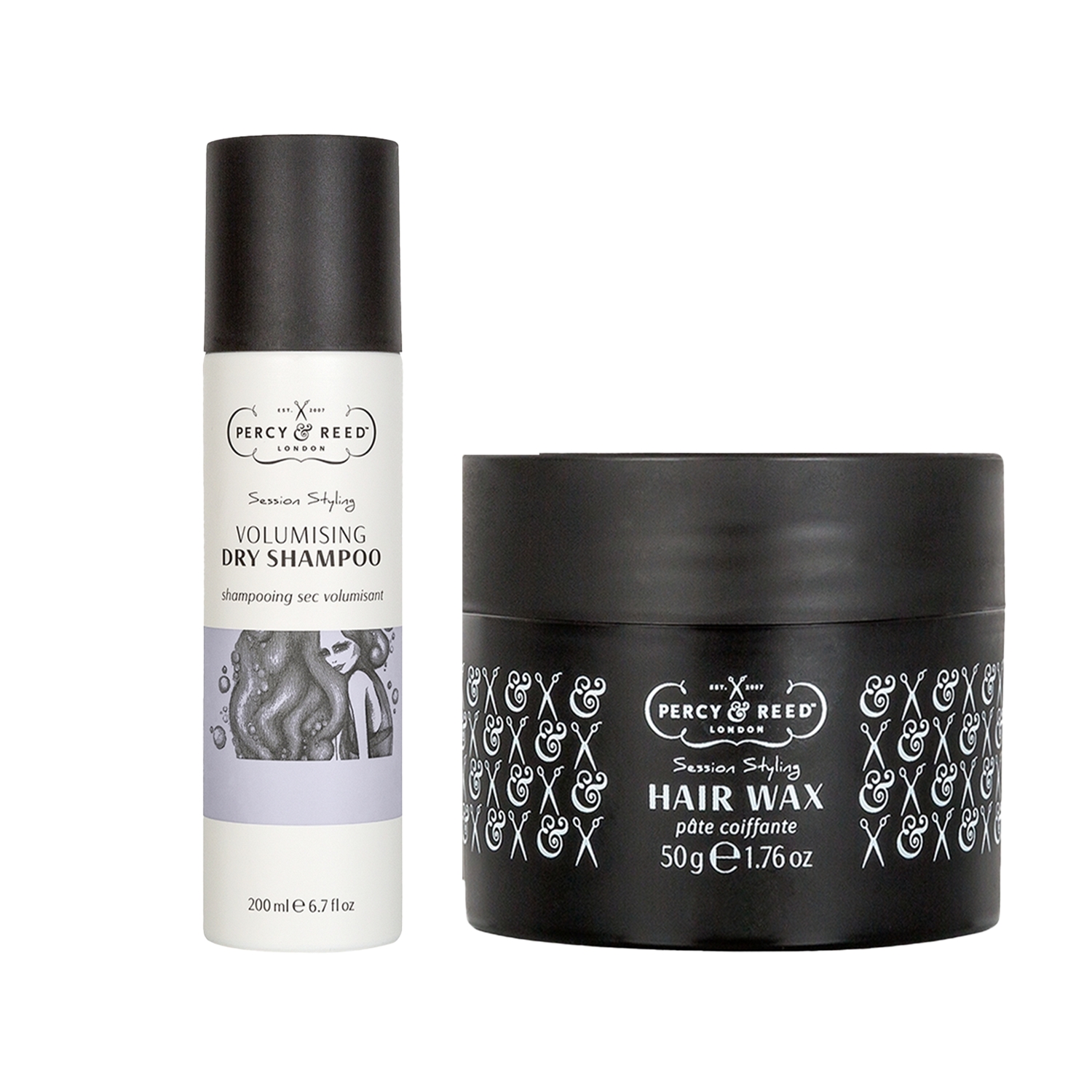 Percy & Reed Kuru Şampuan & Wax Seti