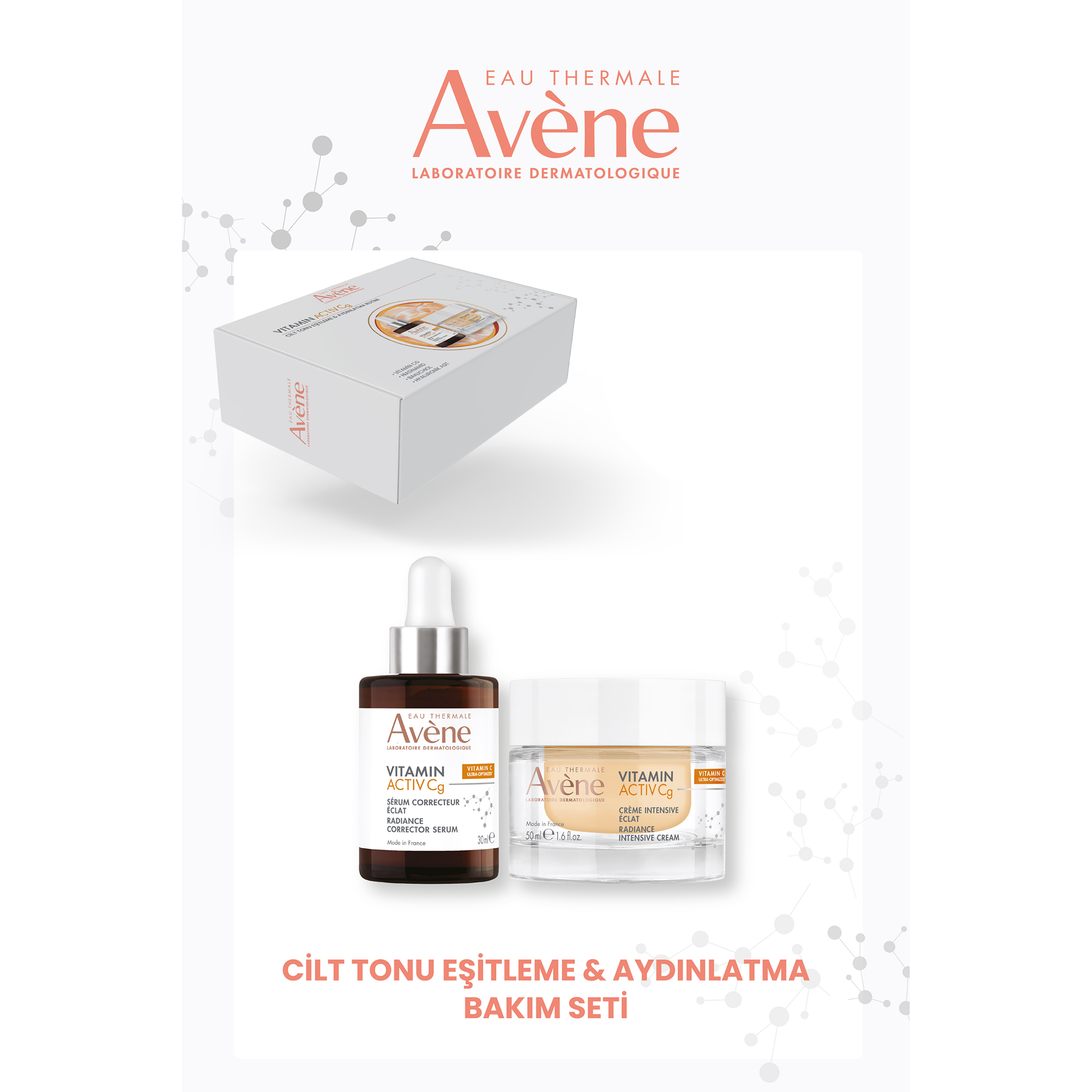 Avene Vitamin Activ Cg Yaşlanma Karşıtı Bakım Seti | Sachane