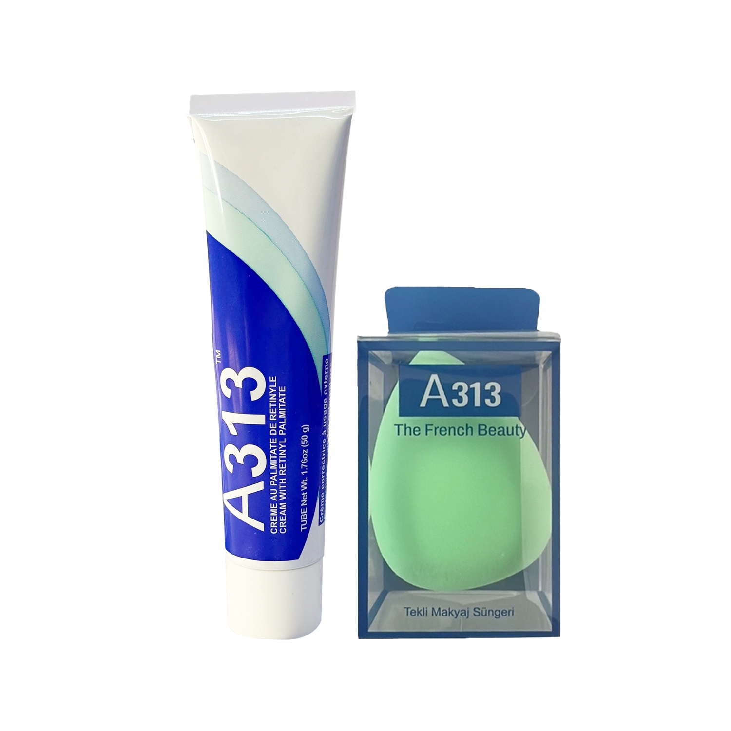 A313 Vitamin A Kırışıklık Karşıtı Retinol Krem 50 g ve Makyaj Süngeri