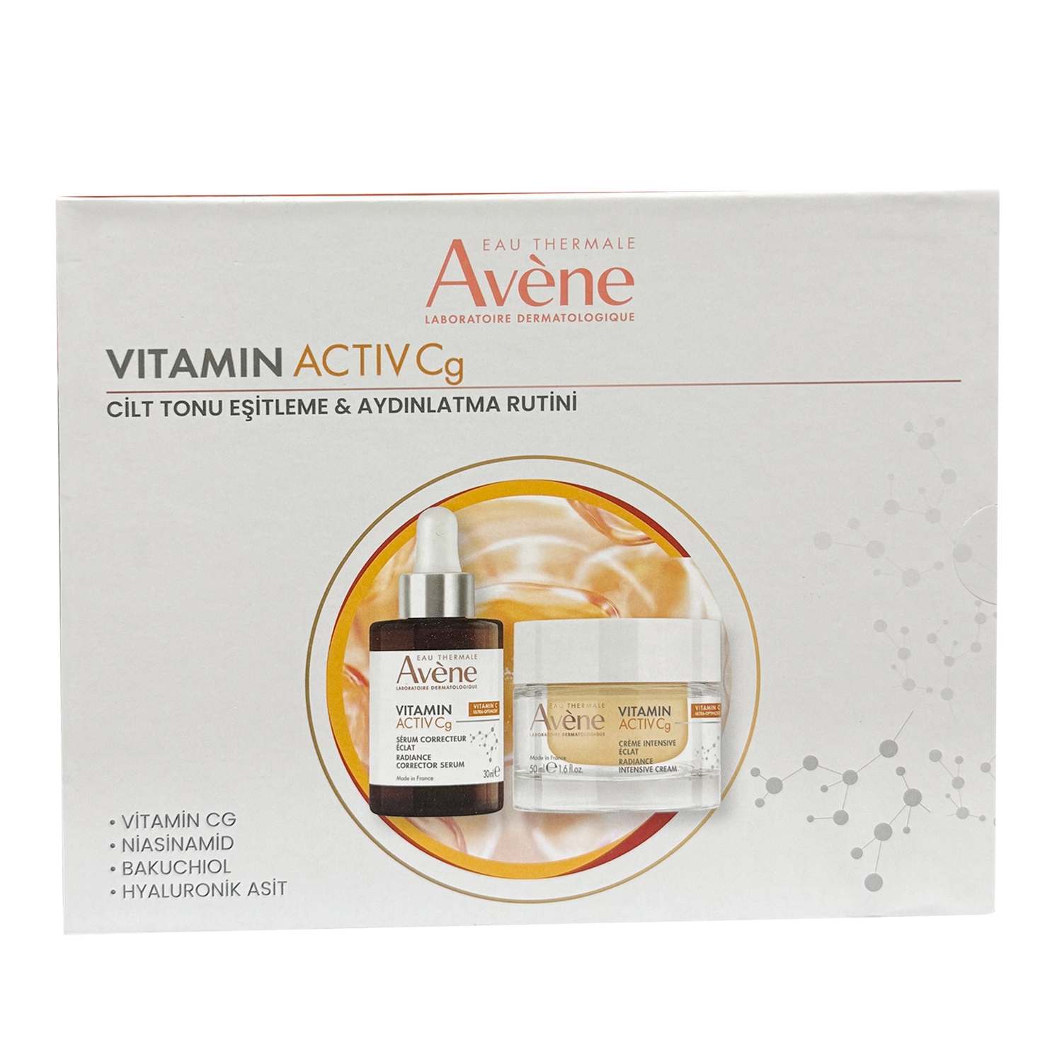 Avene Vitamin Activ Cg Yaşlanma Karşıtı Bakım Seti | Sachane