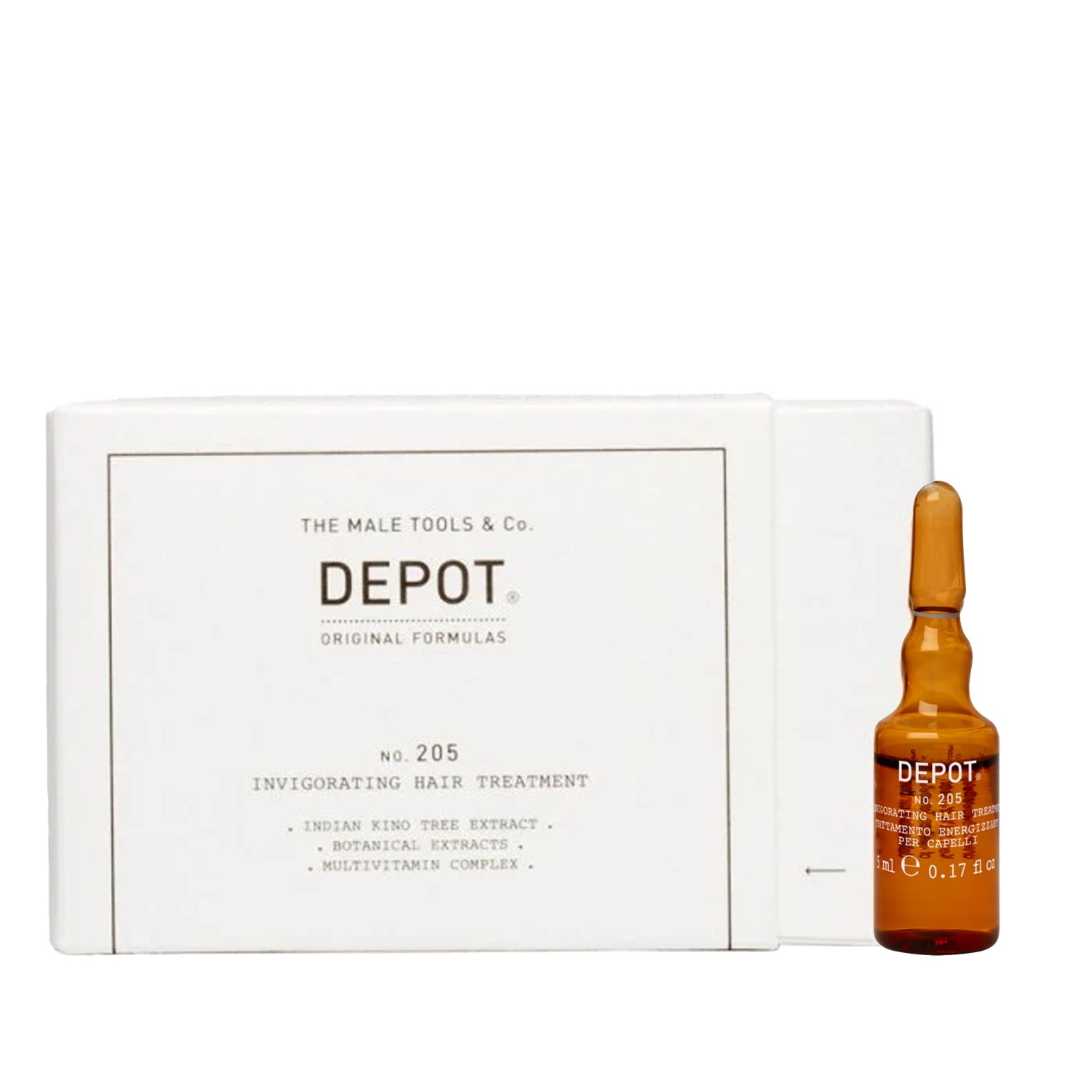 Depot No. 205 Invigorating Canlandırıcı Saç Bakım Serum 10x5 ml