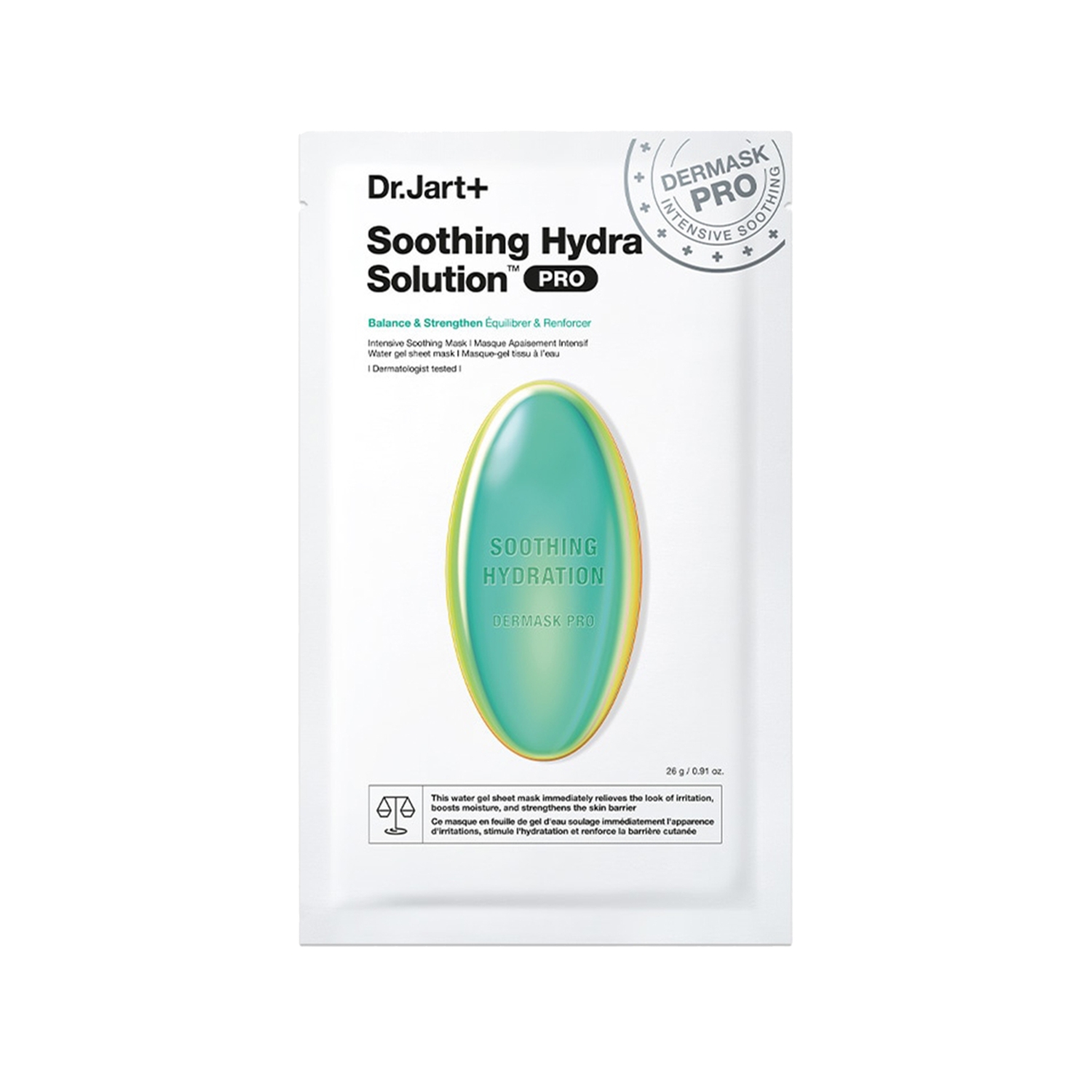 Dr.Jart+ Dermask Soothing Hydra Solution PRO Yatıştırıcı Yüz Maskesi 26 g