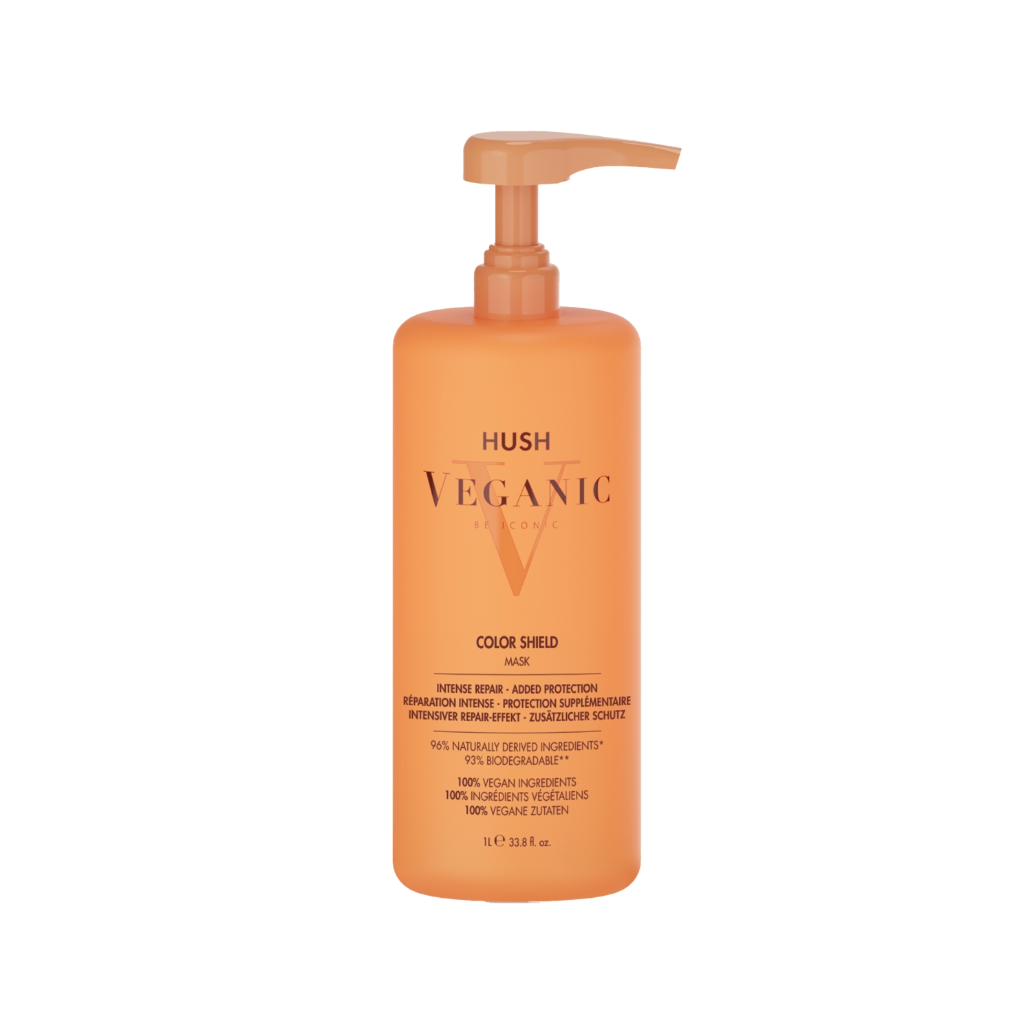 Hush Veganic Color Shield Boyalı Saçlar İçin Renk Koruyucu Maske 1000 ml