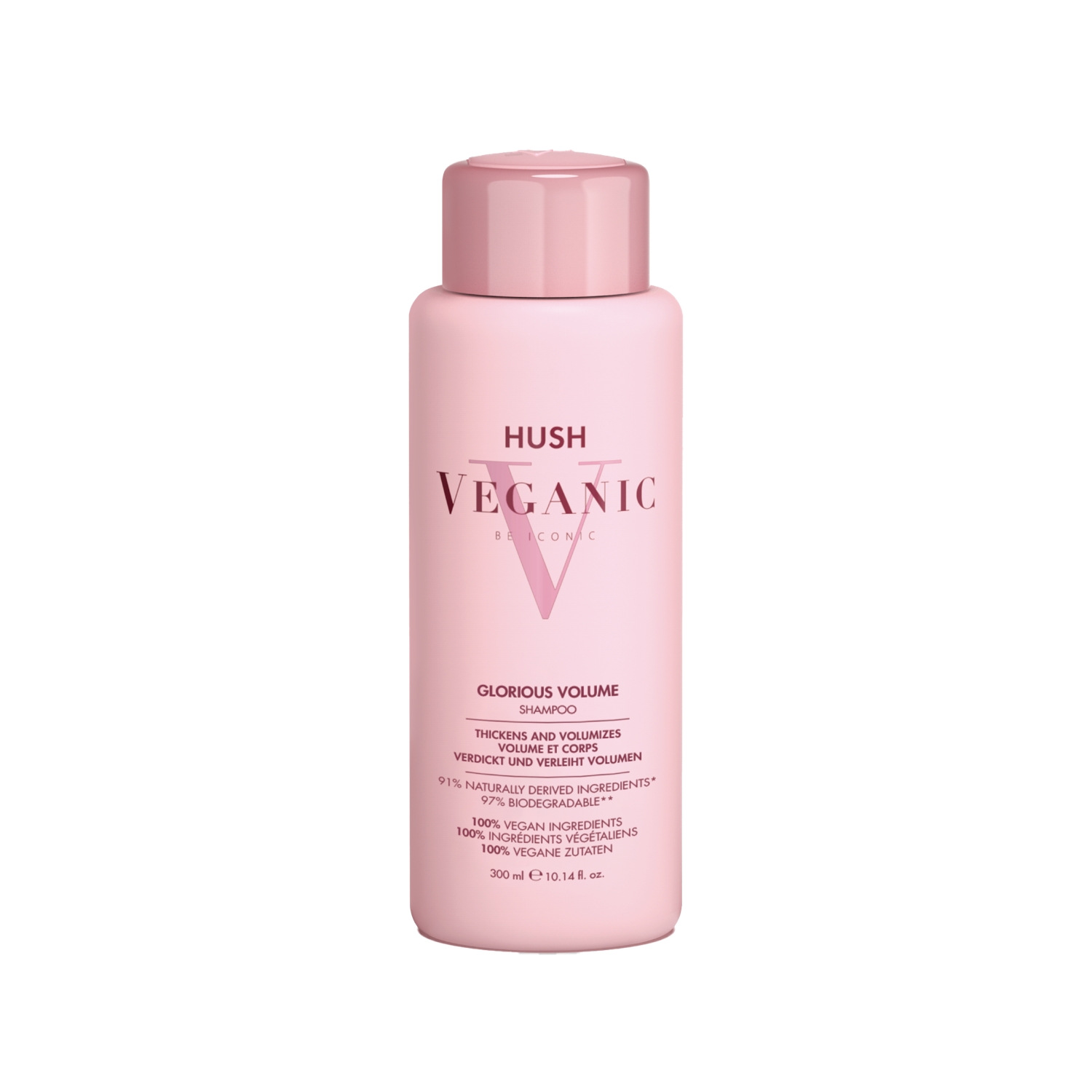 Hush Veganic Glorious Volume Zayıf Saçlar İçin Hacim Veren Şampuan 300 ml
