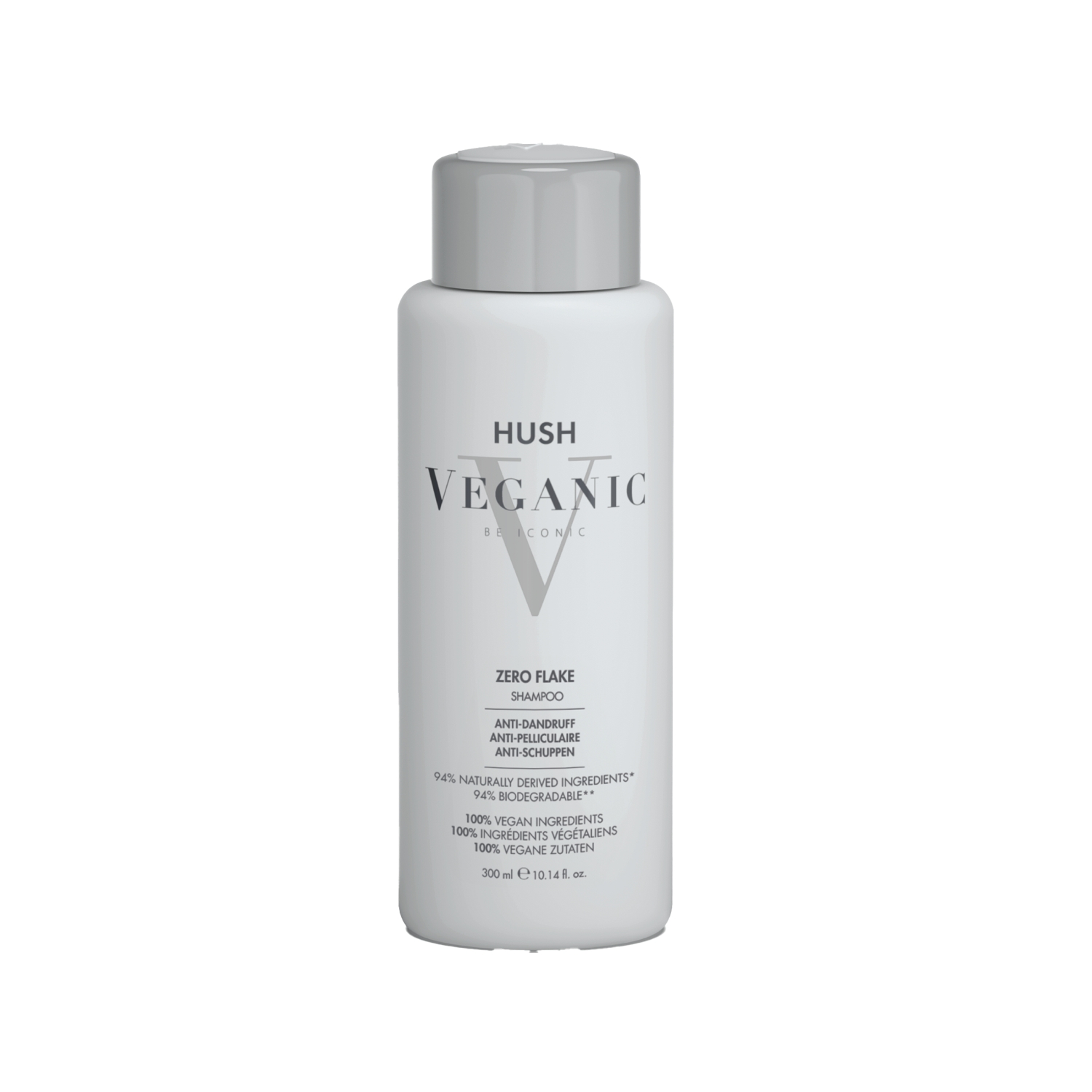 Hush Veganic Zero Flake Kepek Karşıtı Arındırıcı Şampuan 300 ml