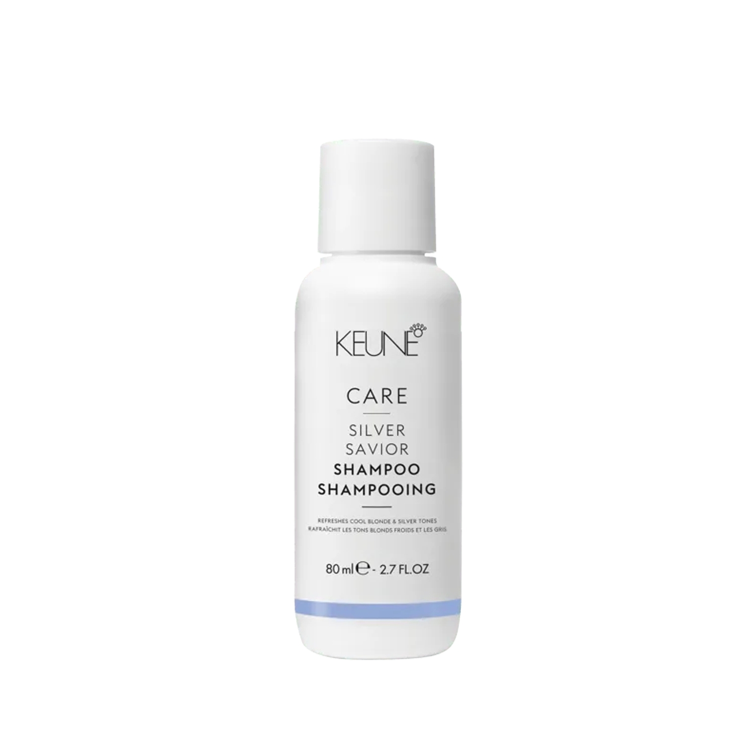 Keune Care Silver Savior Gri Beyaz ve Platin Saçlar İçin Mor Şampuan 80 ml