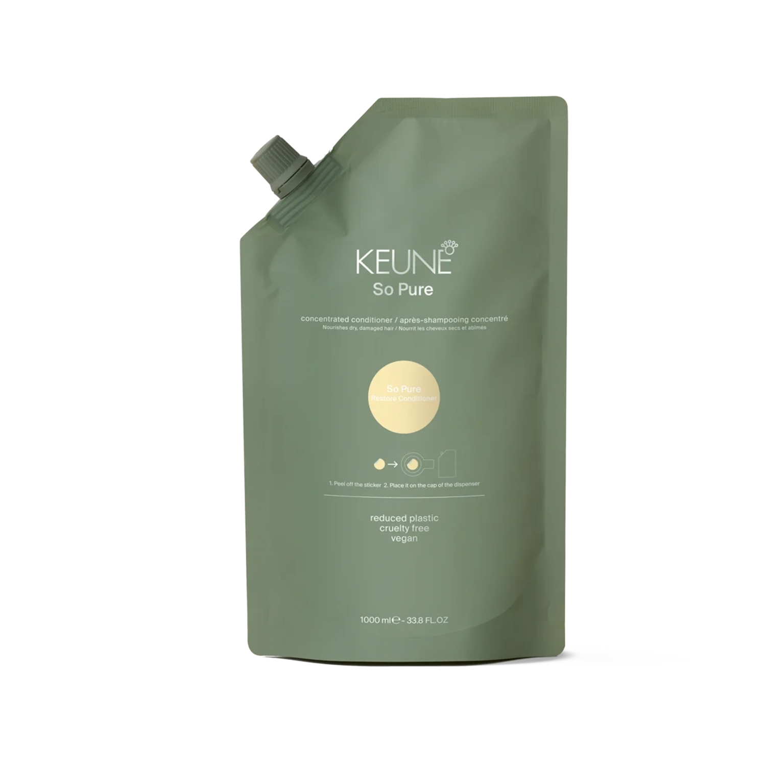 Keune So Pure Restore Yenileyici Saç Krem Refill 1000 ml