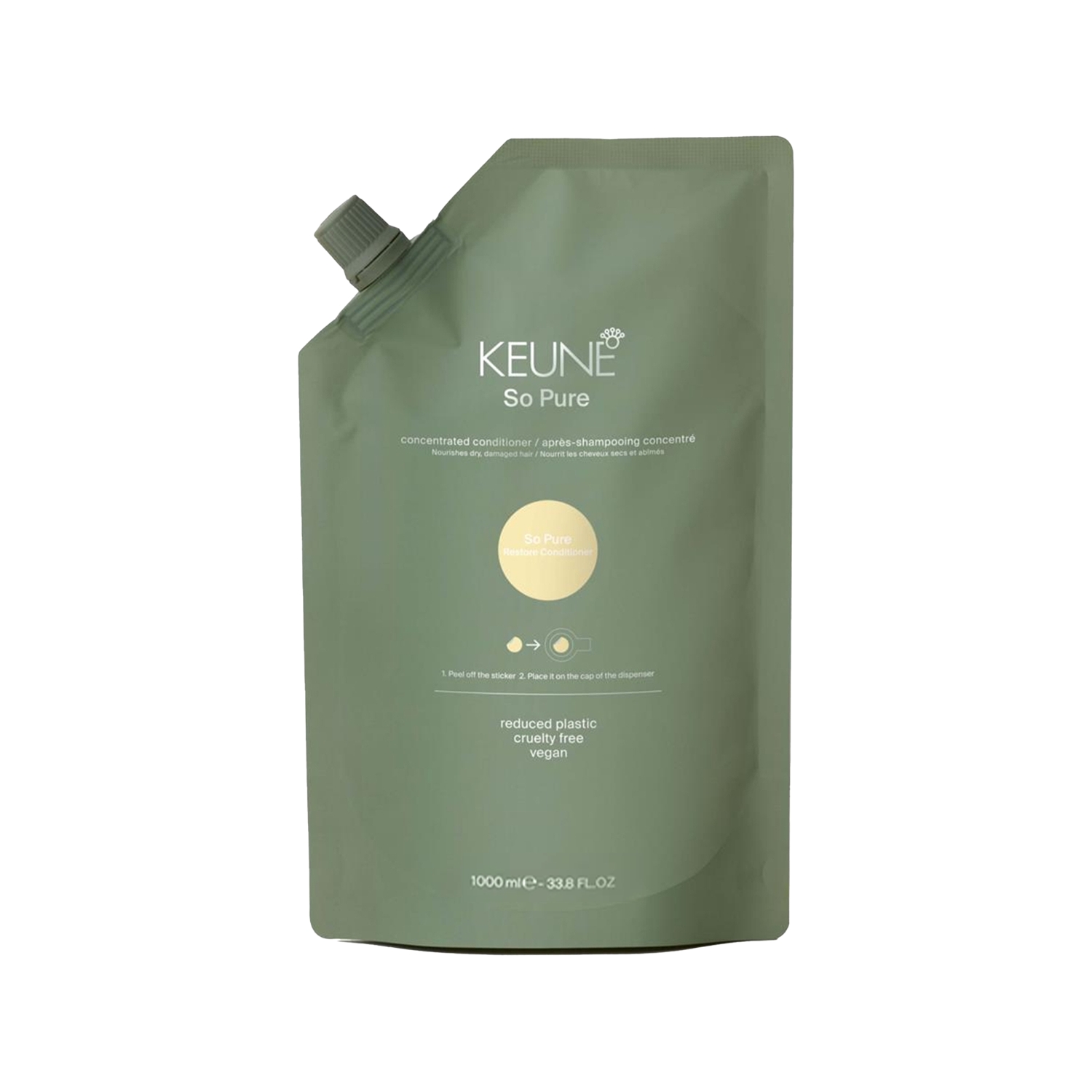 Keune So Pure Restore Yenileyici Şampuan Refill 1000 ml
