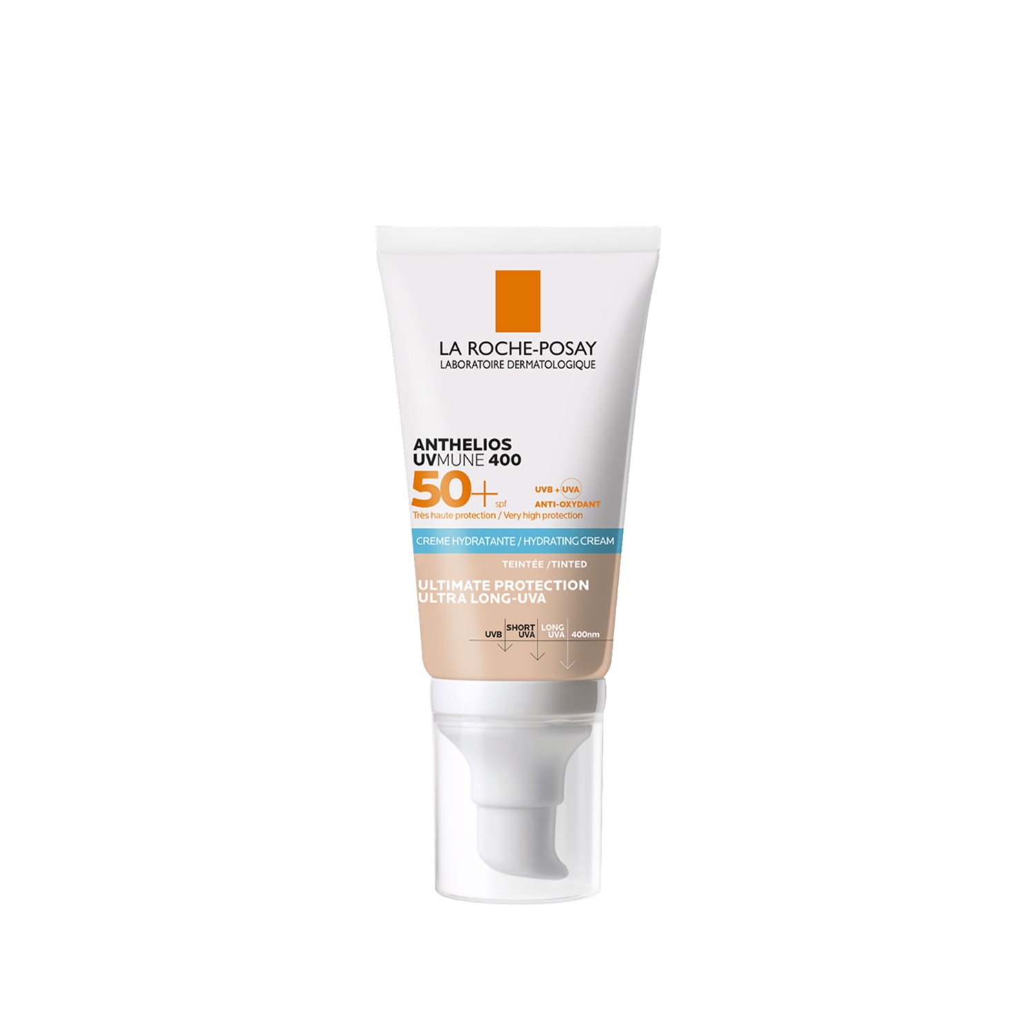 La Roche-Posay Anthelios UVMune Tinted SPF 50+ Nemlendirici Güneş Kremi Renkli 50 ml 2 Adet