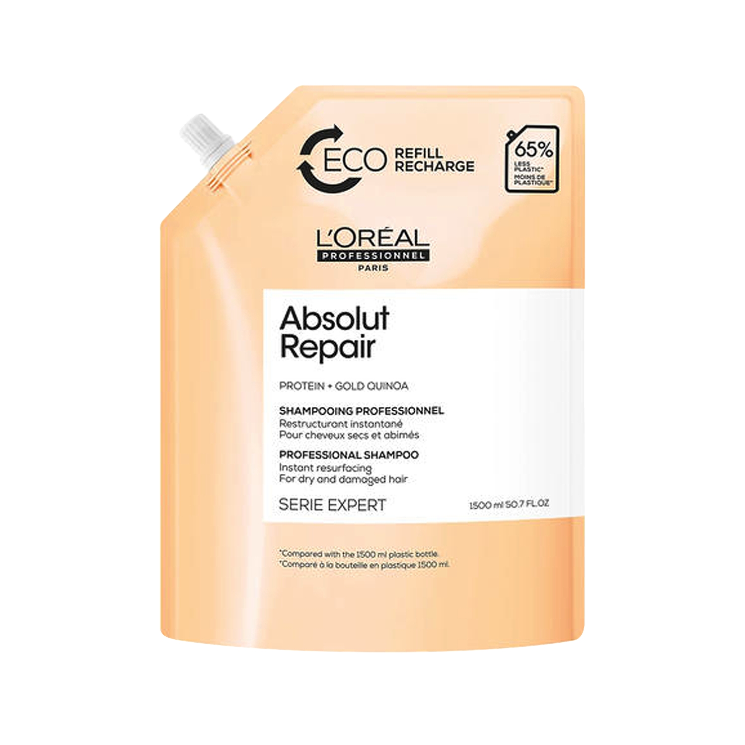 Loreal Professionnel Paris Serie Expert Absolut Repair Yıpranmış Saçlar için Onarıcı Şampuan Refill 1500 ml