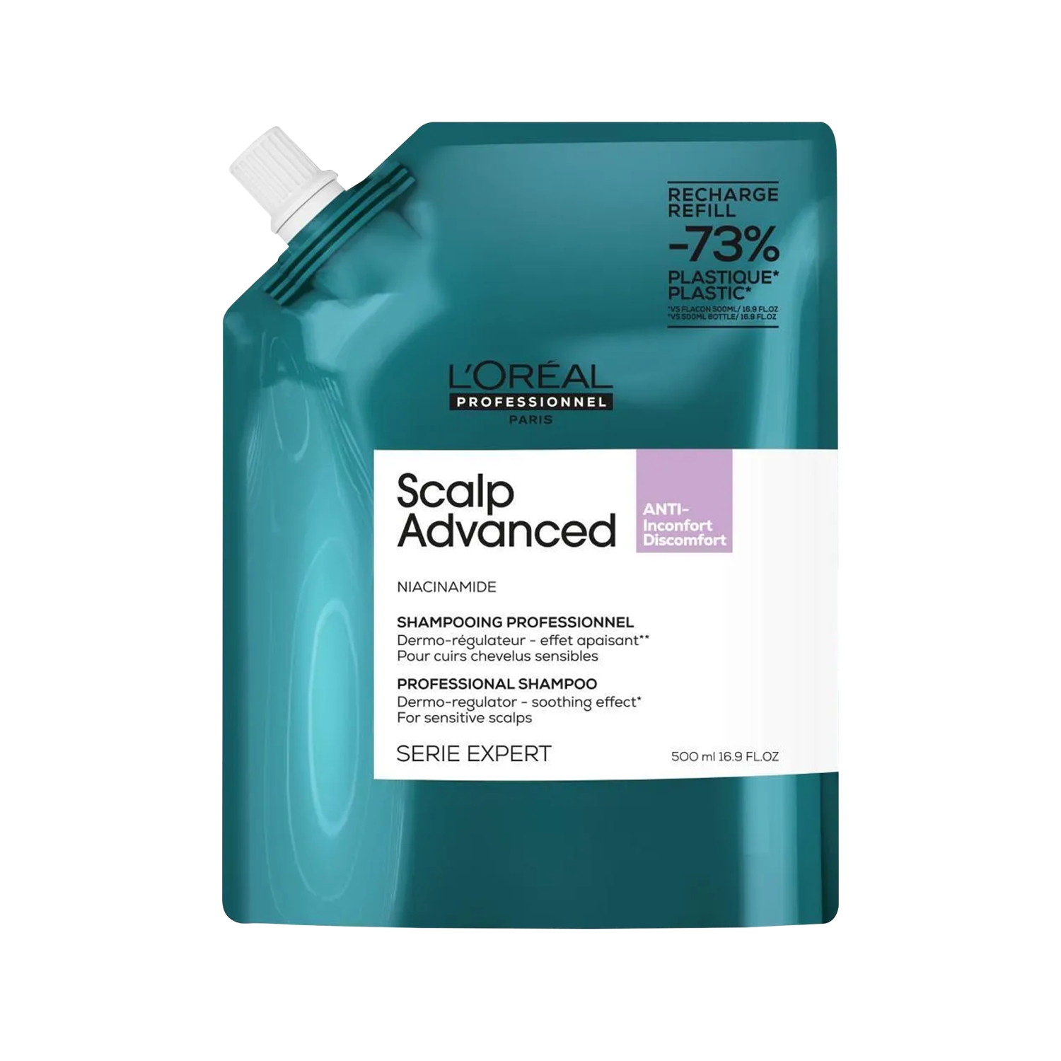 Loreal Professionnel Paris Serie Expert Scalp Advanced Hassas Saç Derisi için Profesyonel Şampuan Refill 500 ml