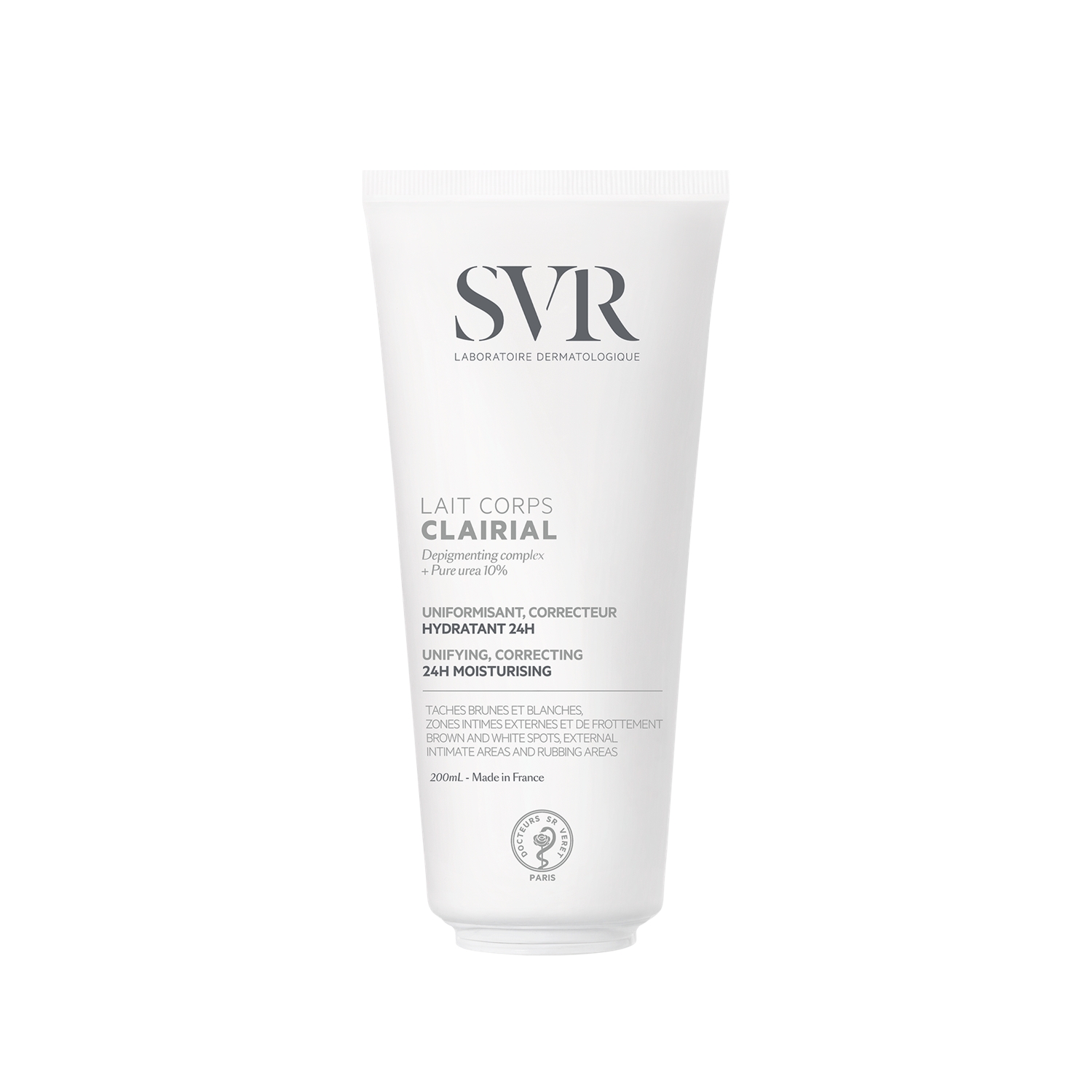 SVR Clairial Lait Corps Leke Görünümü Karşıtı Nemlendirici Vücut Kremi 200 ml