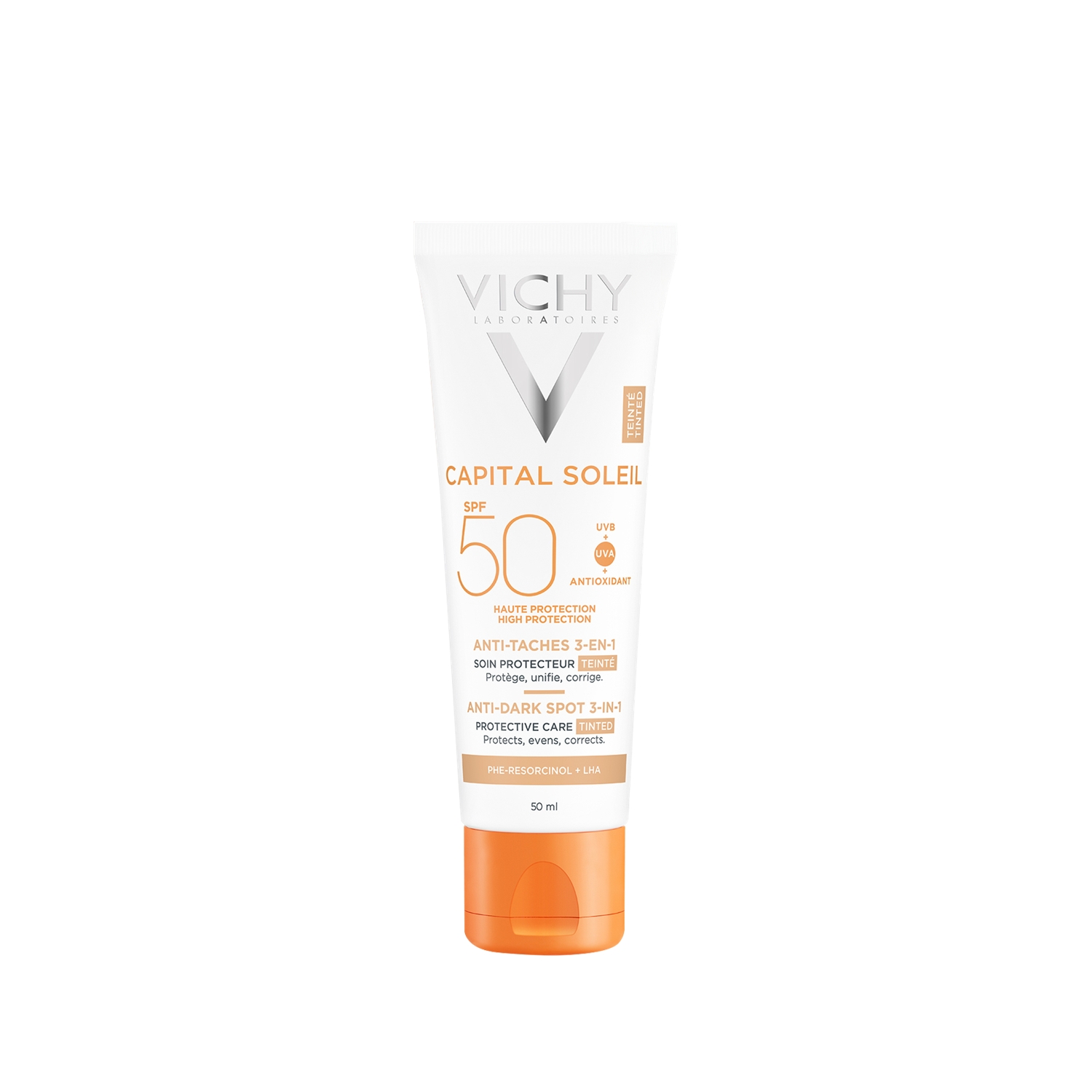 Vichy Capital Soleil Anti Dark Spots SPF 50 Leke Karşıtı Renkli Güneş Kremi 50 ml