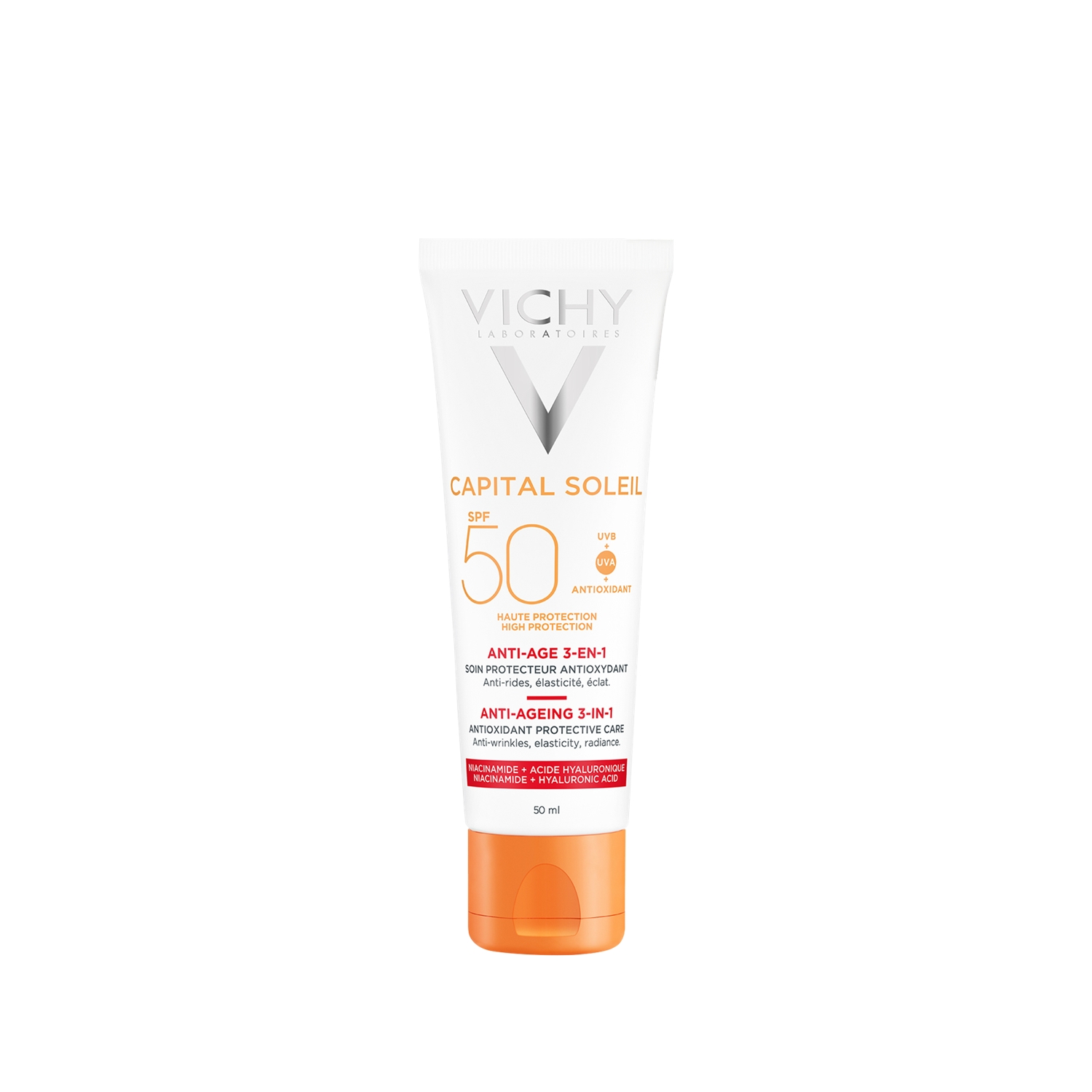 Vichy Capital Soleil SPF 50 Yaşlanma Karşıtı Yüz Güneş Kremi 50 ml