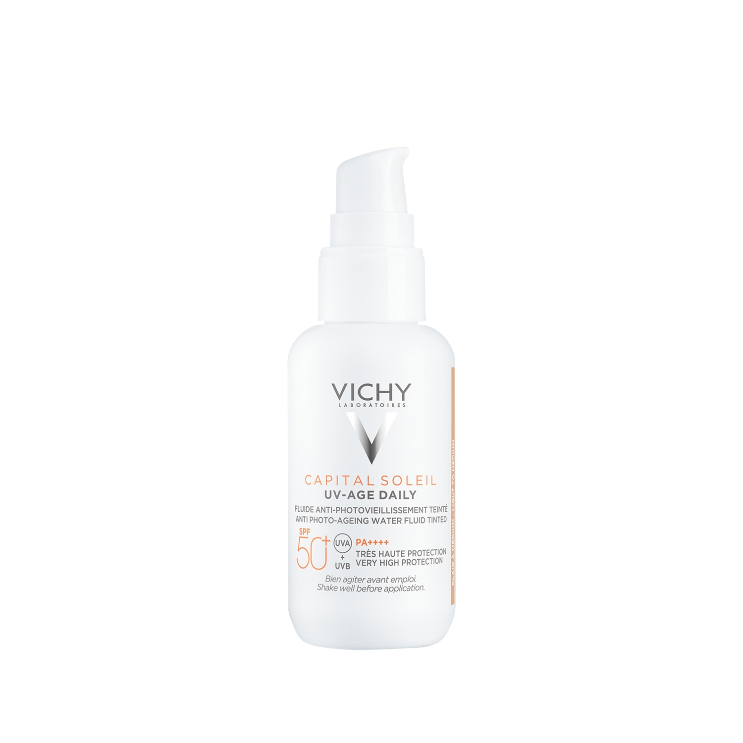 Vichy Capital Soleil UV-Age Daily SPF 50 Yaşlanma Karşıtı Renkli Güneş Koruyucu Yüz Kremi 40 ml